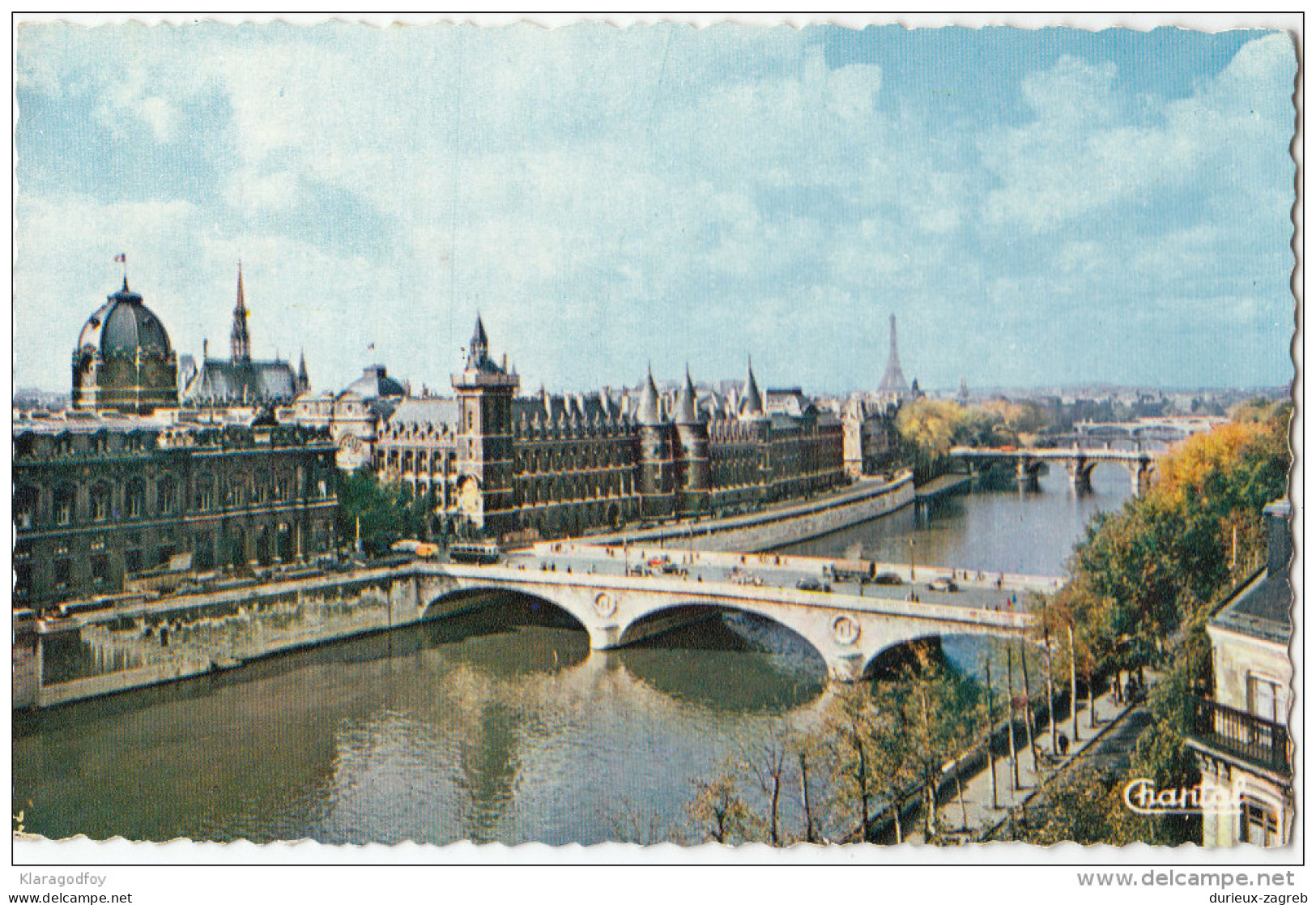 Paris old postcard travelled 19?? bb151109