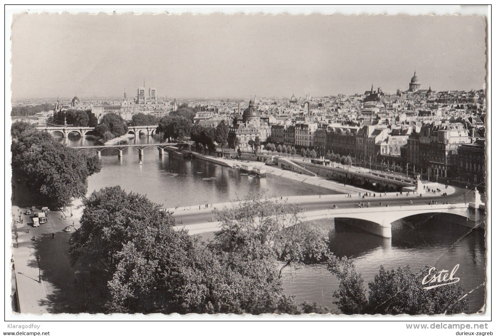 Paris old postcard travelled 19?? bb151109