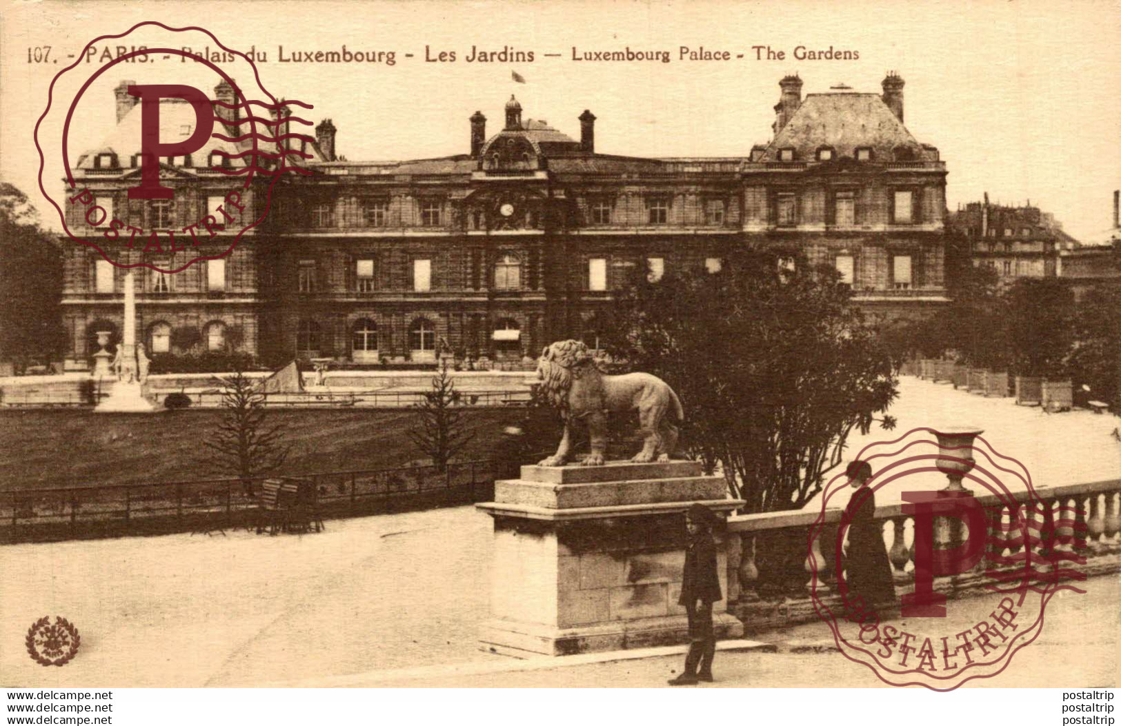 Paris Palais du Luxembourg Les Jardins  France Frankrijk Francia