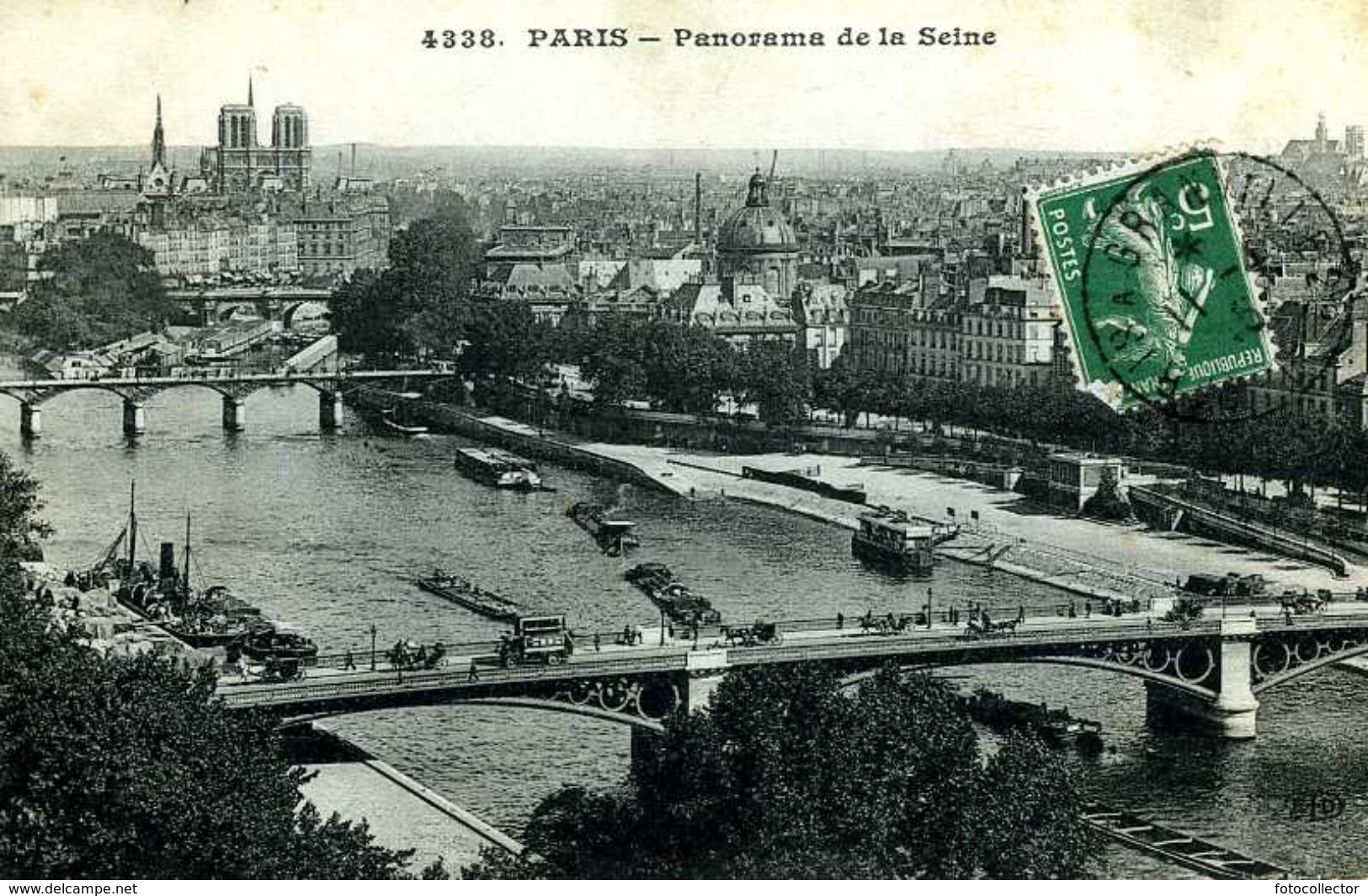 Paris : panorama de la Seine