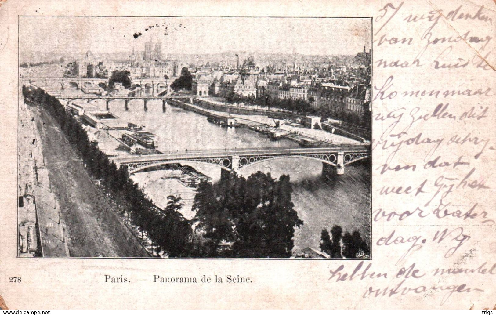 Paris - Panorama de la Seine