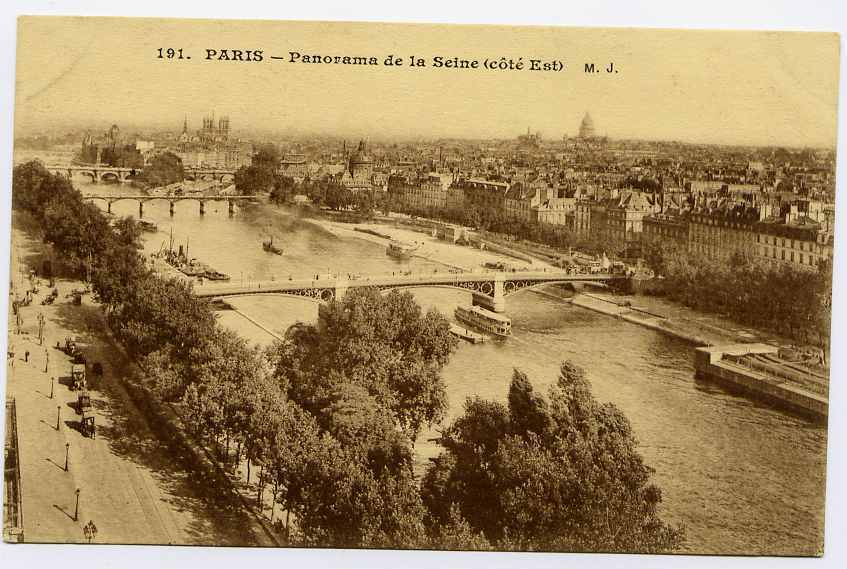 Paris - Panorama de la Seine (côté Est)