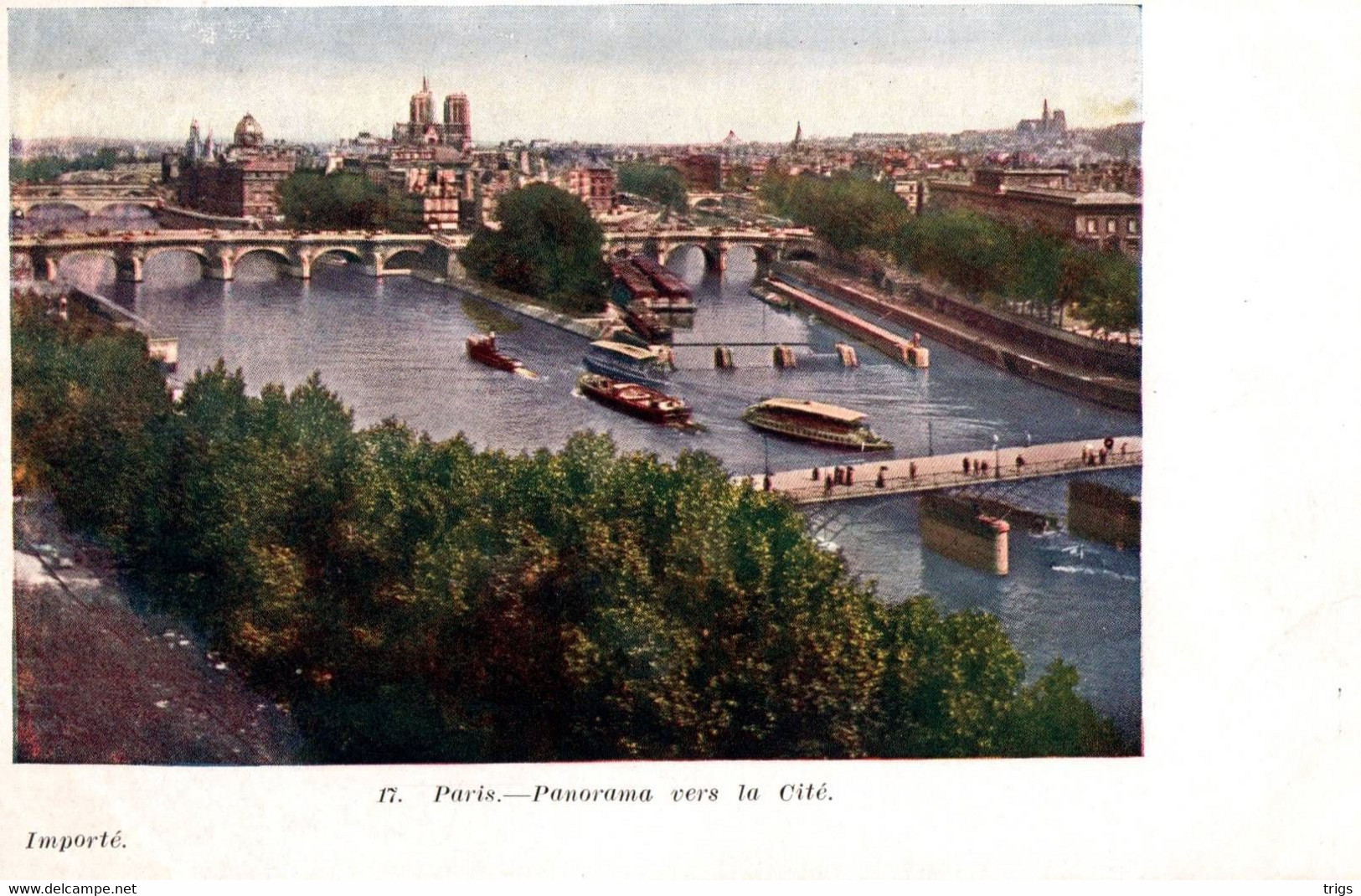 Paris - Panorama vers la Cité