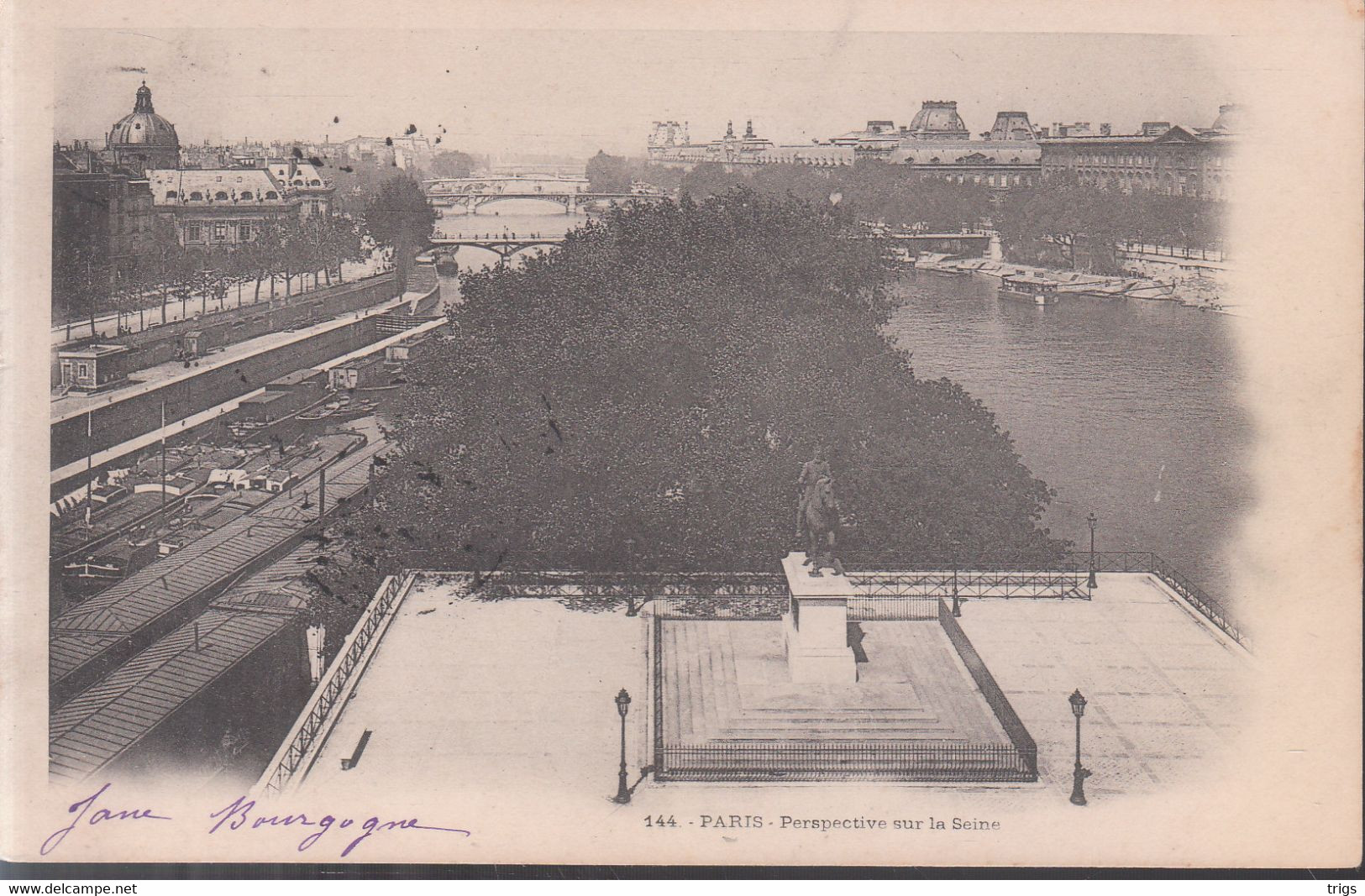 Paris - Perspective sur la Seine
