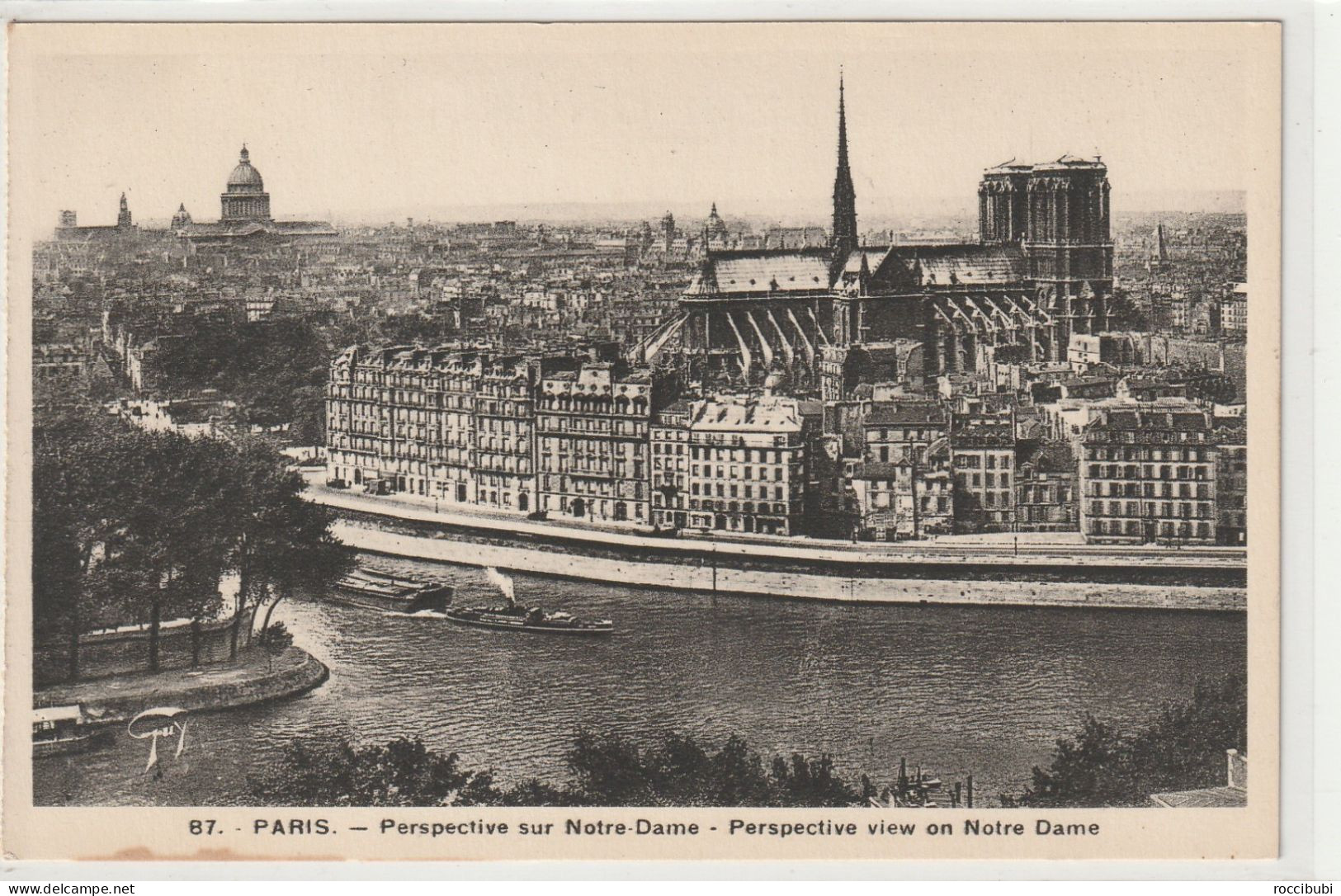 Paris, Perspective sur Notre Dame, Frankreich
