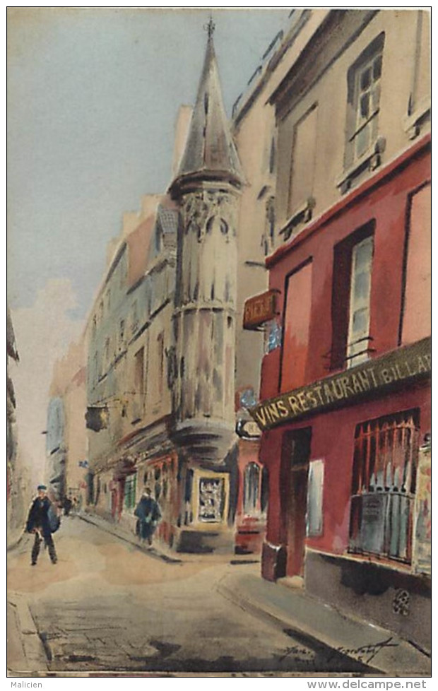- paris -ref-B413- cabaret grille - 52 rue vieille du temple - cabarets - spectacle - illustrateur - illlustrateurs -
