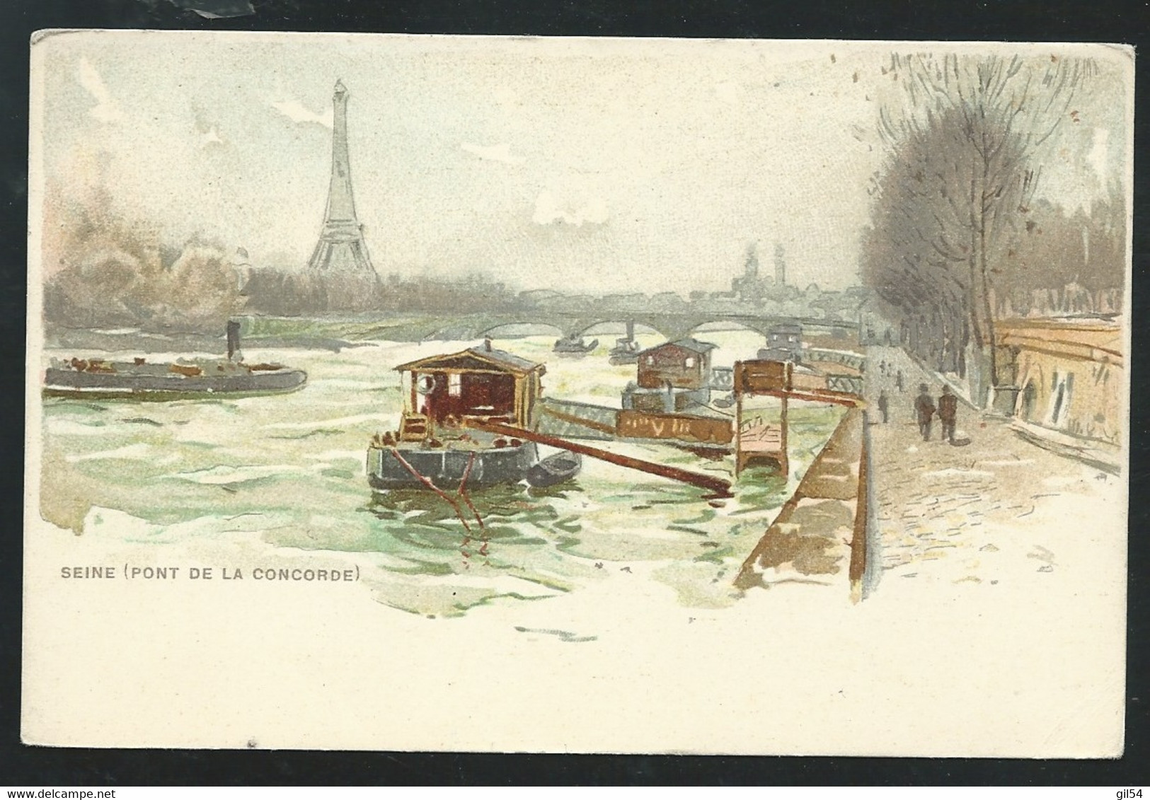 Paris - Seine ( pont de la concorde )   Las 46