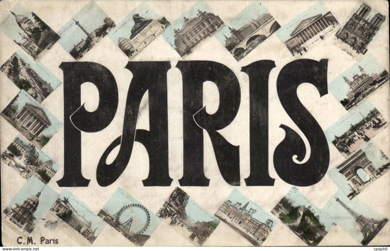 Paris - Souvenir - CPA