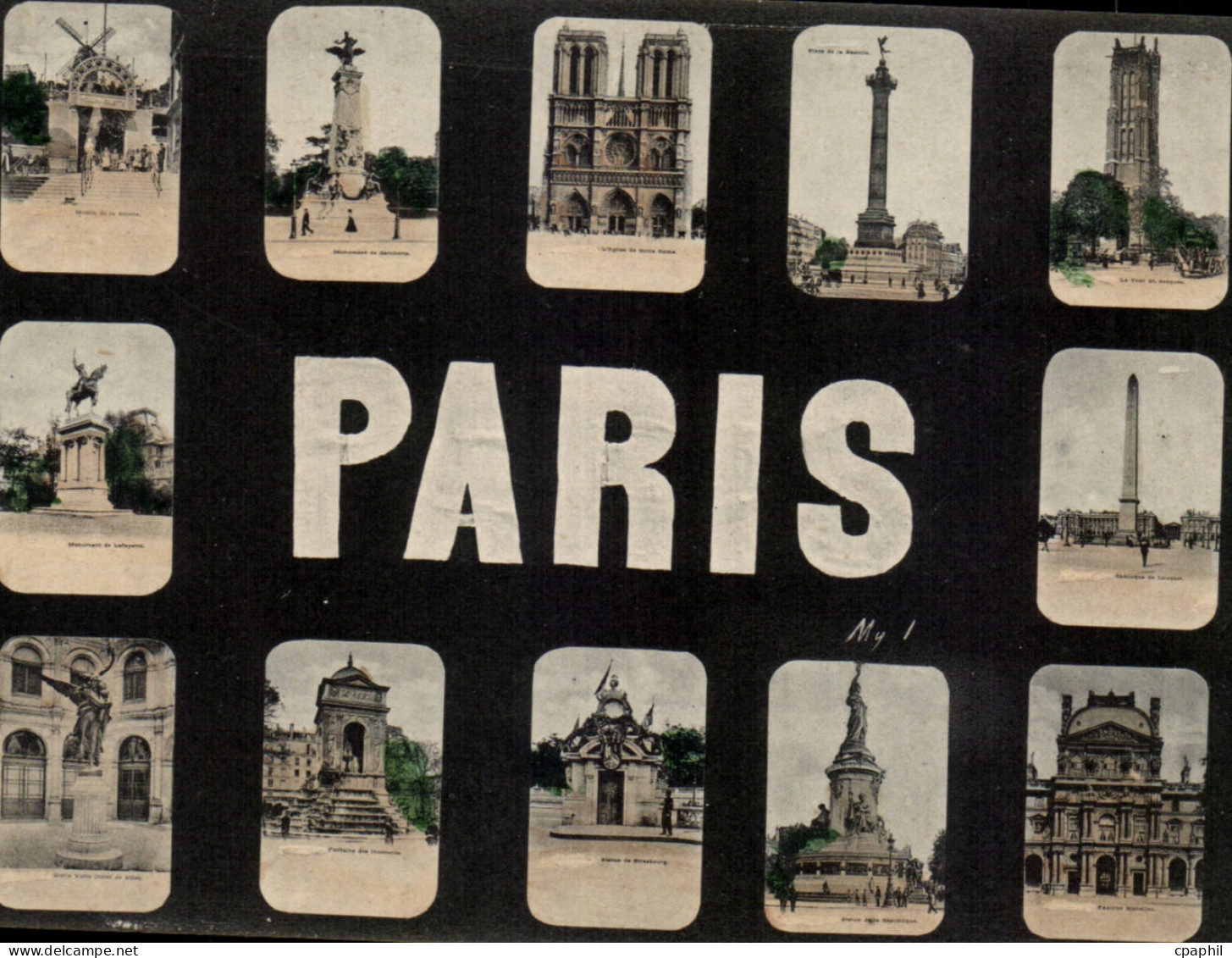 Paris - Souvenir - CPA