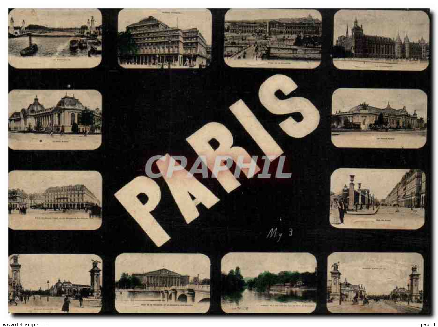 Paris - Souvenir - CPA