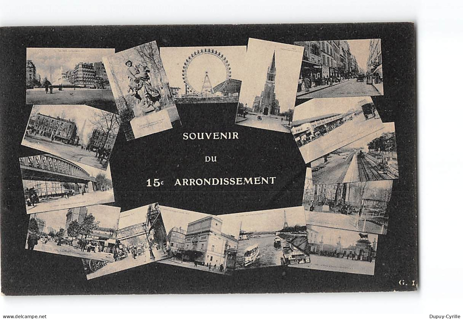 PARIS - Souvenir du 15 Arrondissement - très bon état