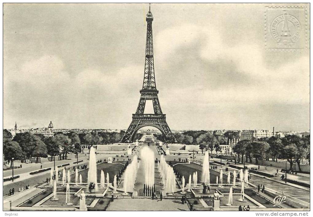 PARIS     TOUR EIFFEL     CACHET