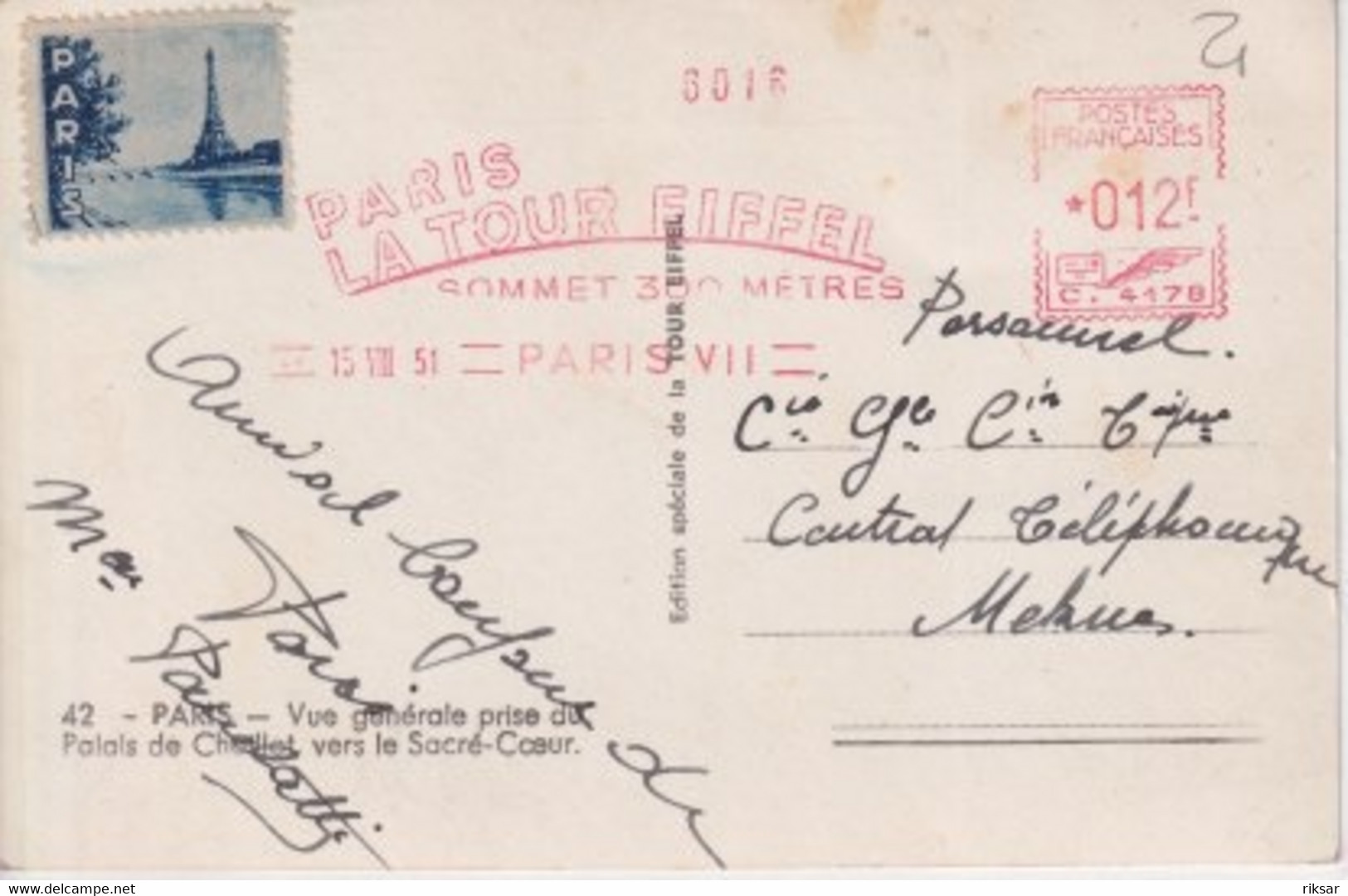 PARIS(TOUR EIFFEL) VIGNETTE