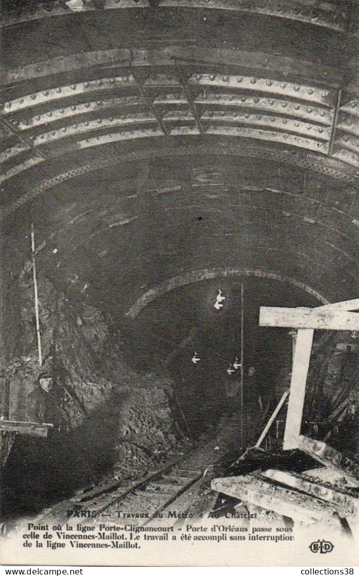 Paris - Travaux du Métro - Au Chatelet