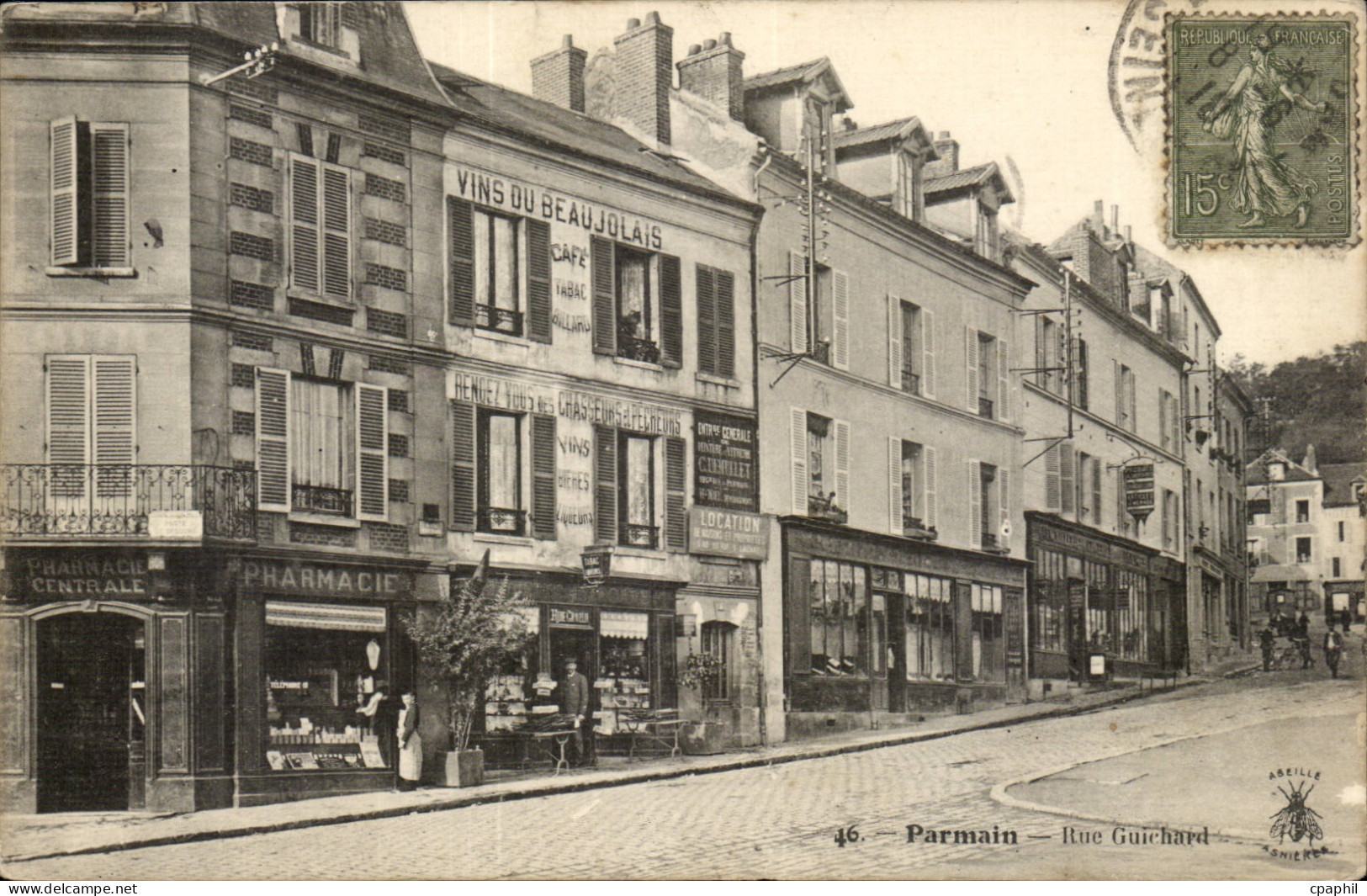 Parmain CPA Rue Guichard