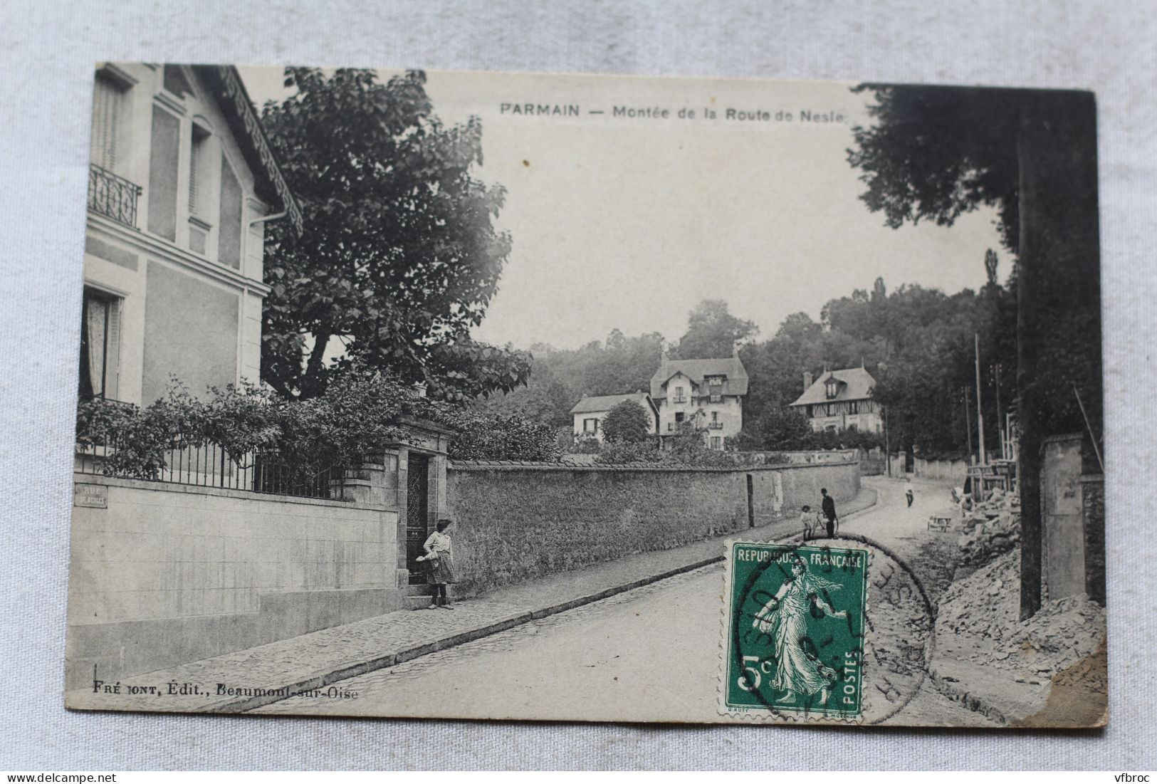 Parmain, montée de la route de Nesle, Val d'Oise 95