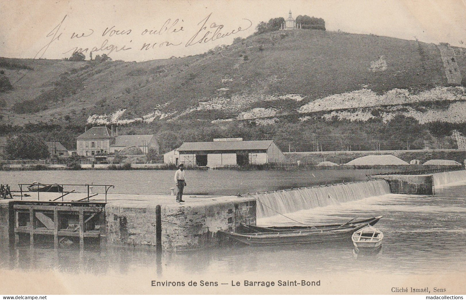 Paron (89 - Yonne )  Le barrage Saint Bond