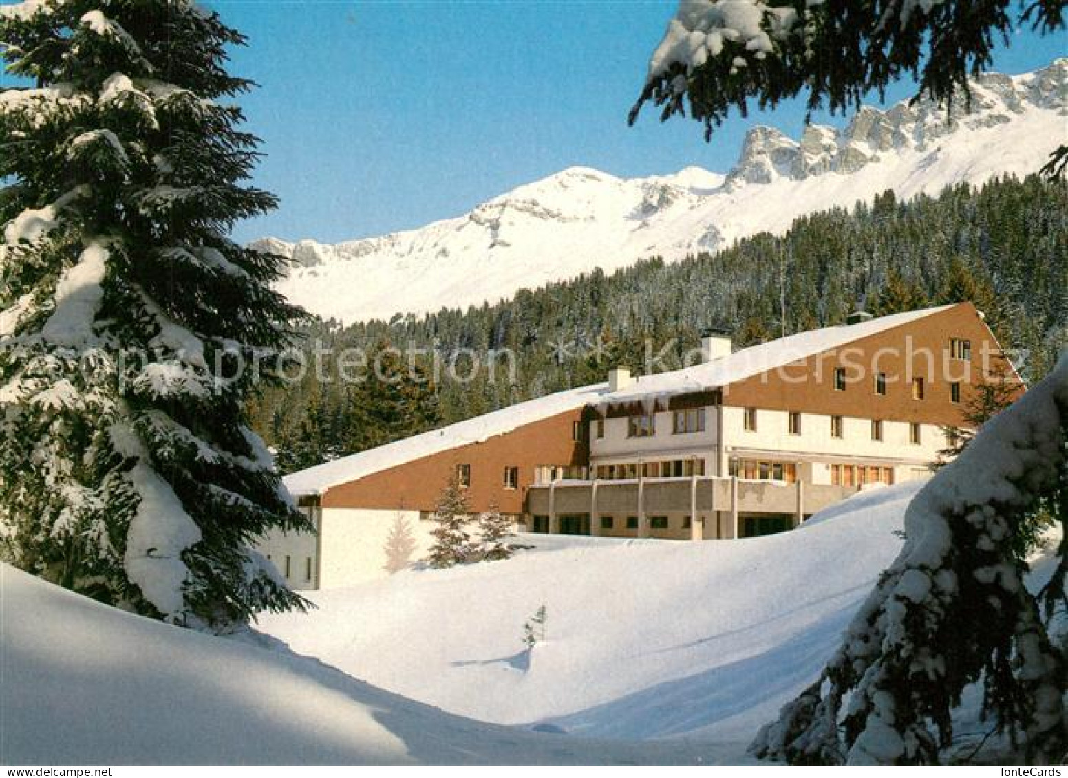 Parpan Ferienheim Schule Schlieren Winter