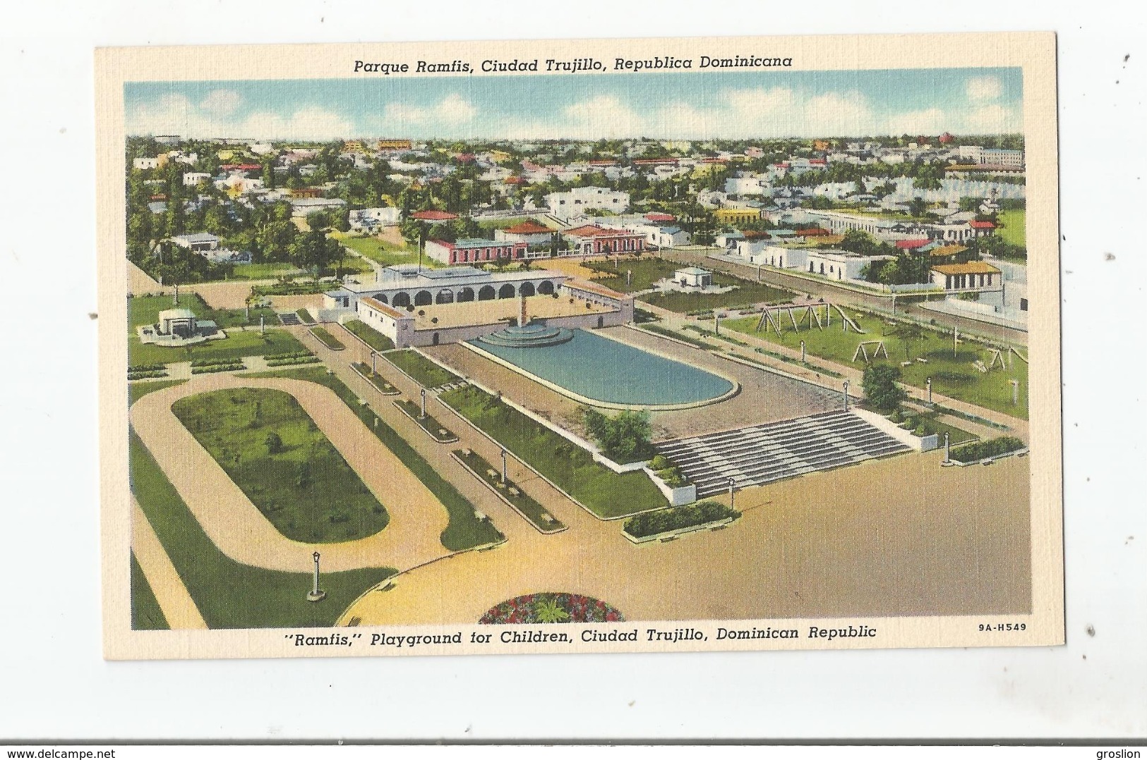 PARQUE RAMFIS CIUDAD TRUJILLO REPUBLICA DOMINICANA 9.549