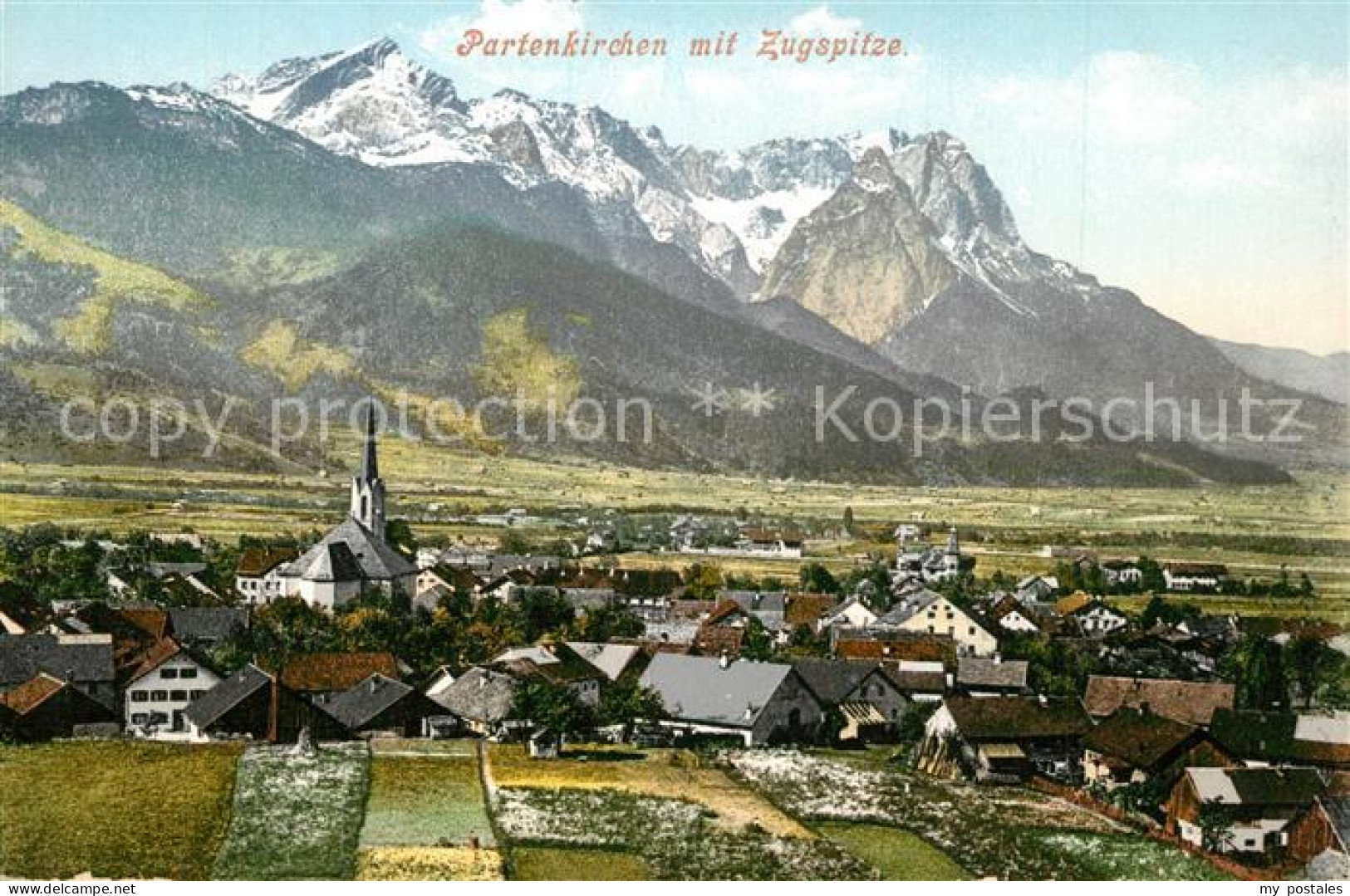 Partenkirchen mit Zugspitze