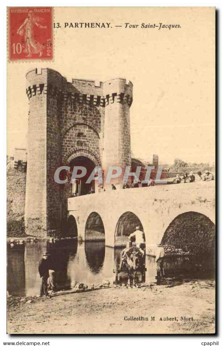 Parthenay CPA Tour Saint Jacques