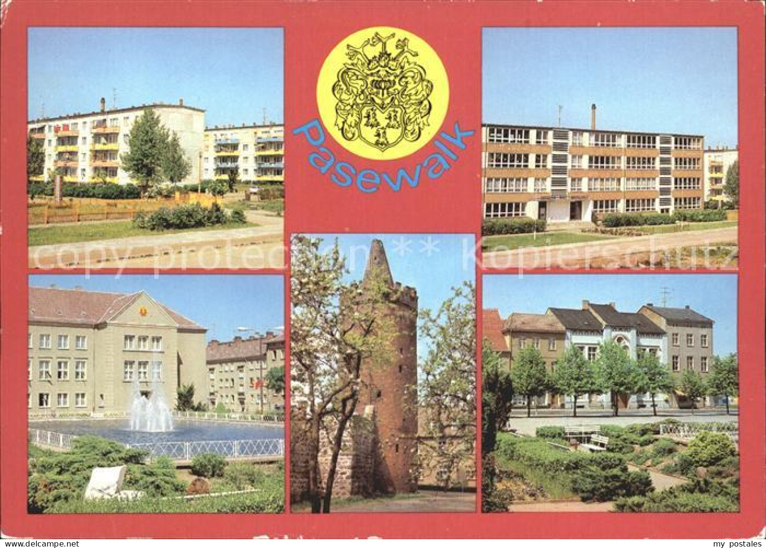 Pasewalk Mecklenburg Vorpommern Ernst Thaelmann Platz Pulverturm
