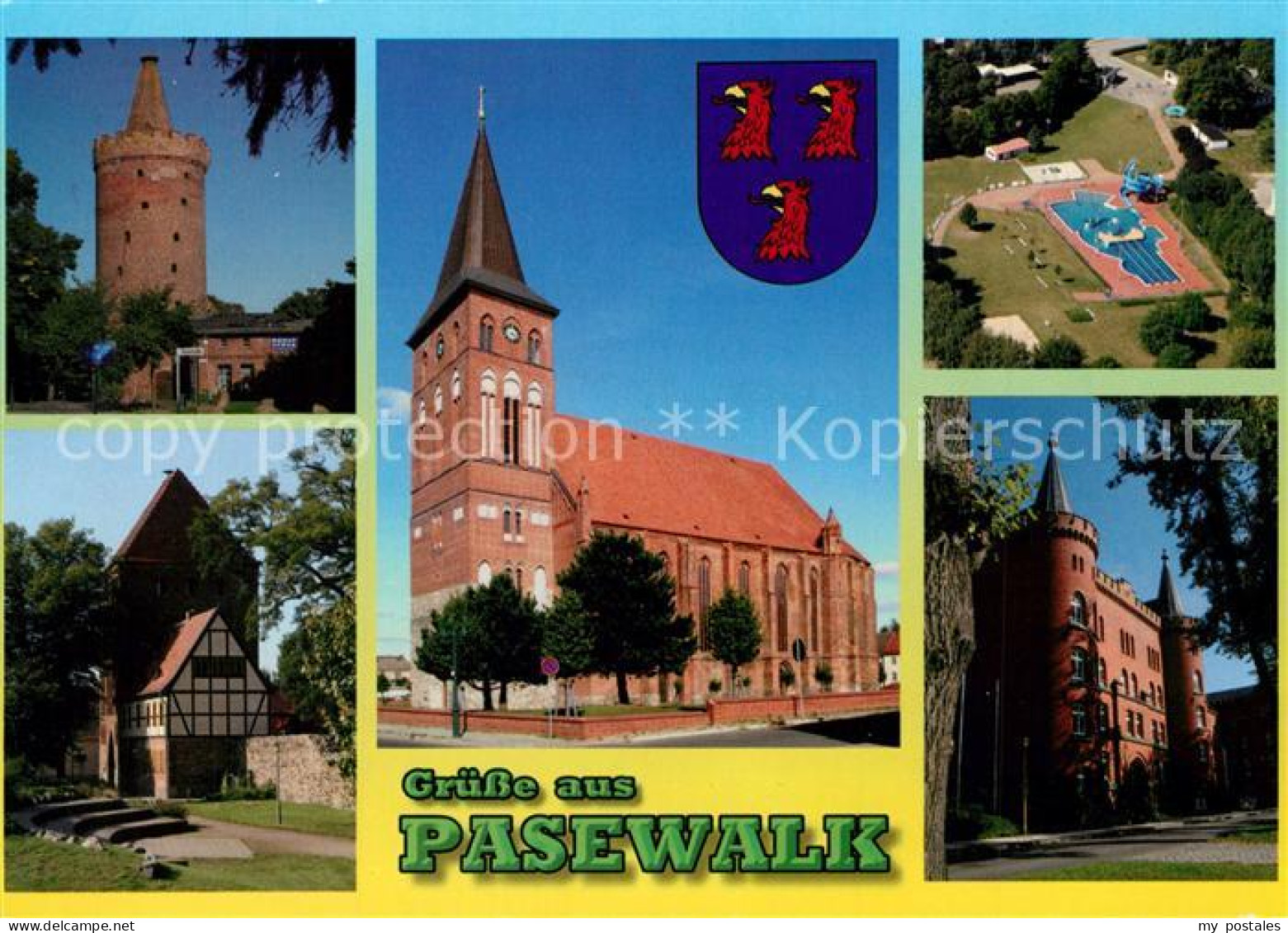 Pasewalk Mecklenburg Vorpommern Pulverturm Prenzlauer Tor Museum Kirche Freibad
