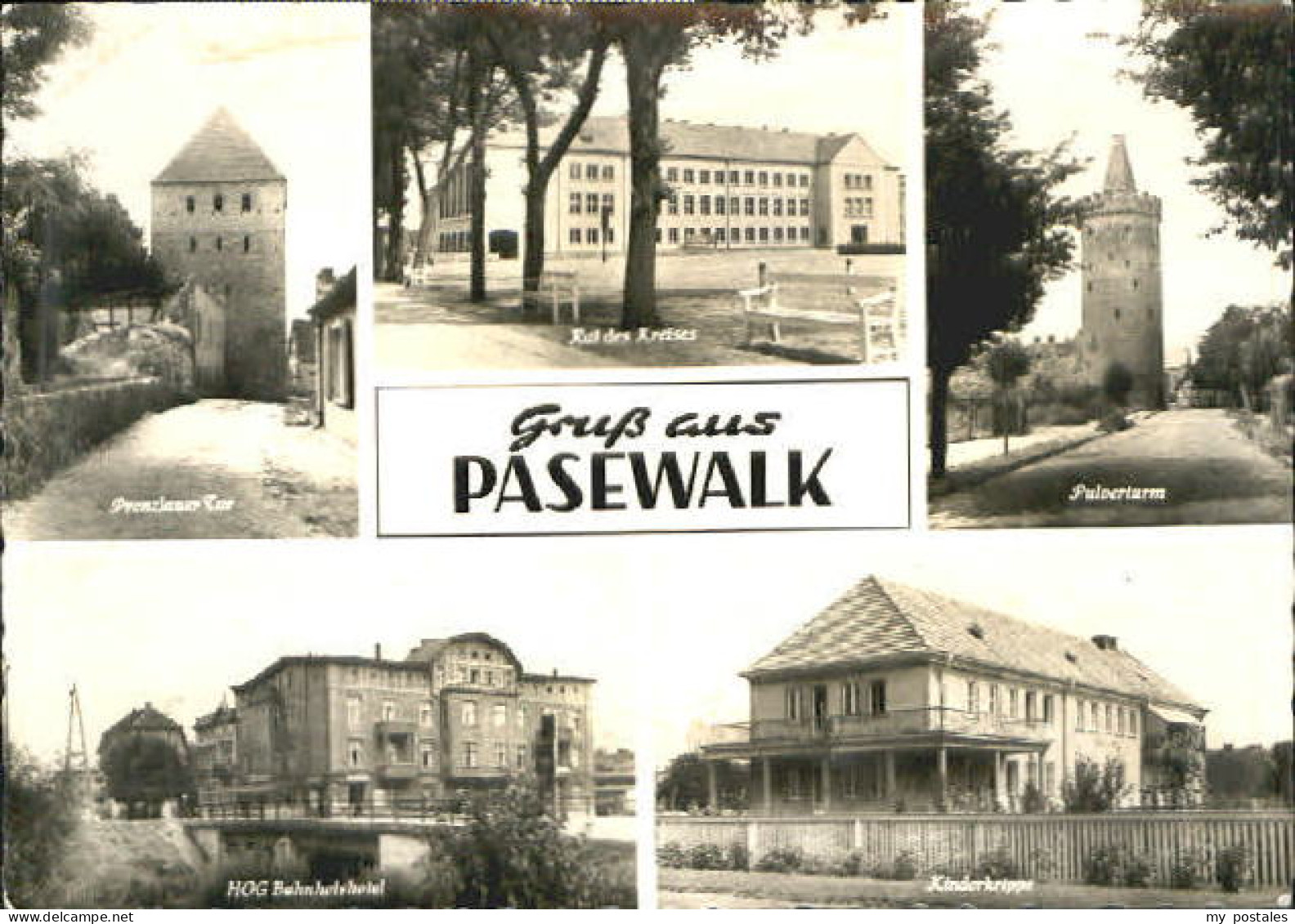 Pasewalk Tor Turm Hotel Kinderkrippe o