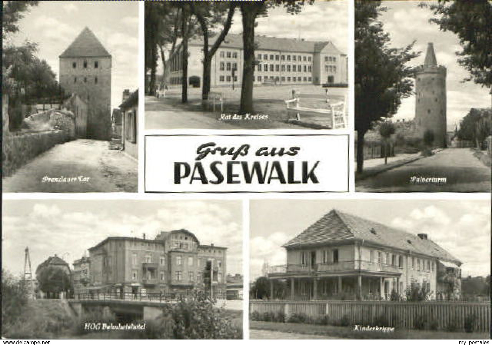 Pasewalk Tor Turm Hotel Kinderkrippe o