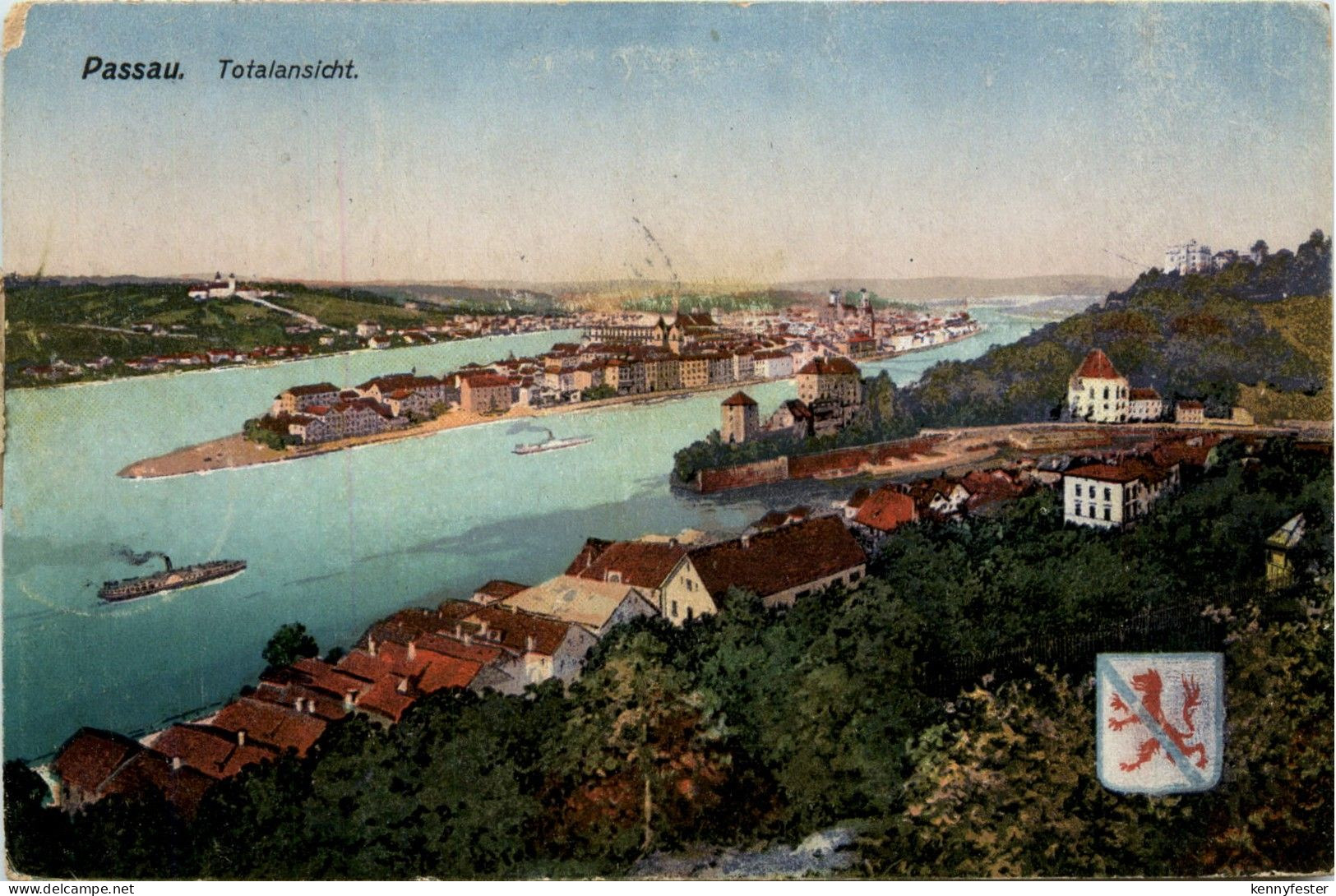 Passau/Bayern - Passau, Totalansicht