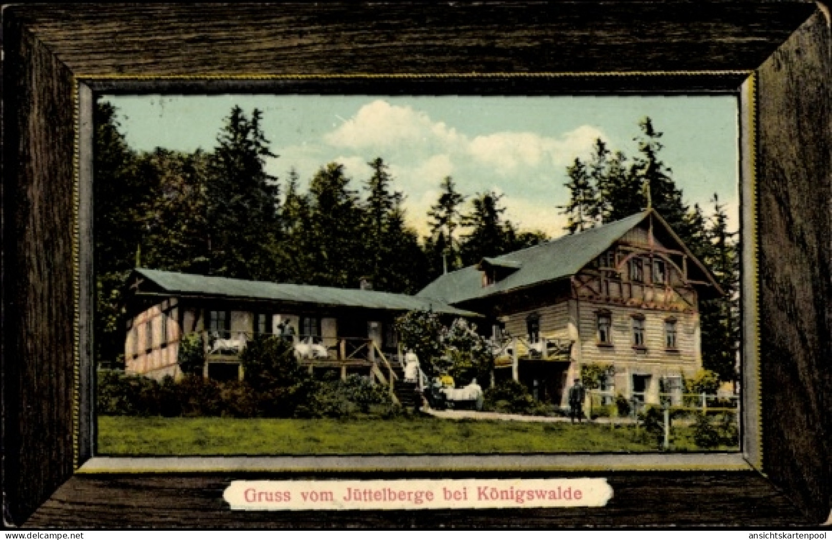 Passepartout CPA Königswalde Werdau in Sachsen, Jüttelberge