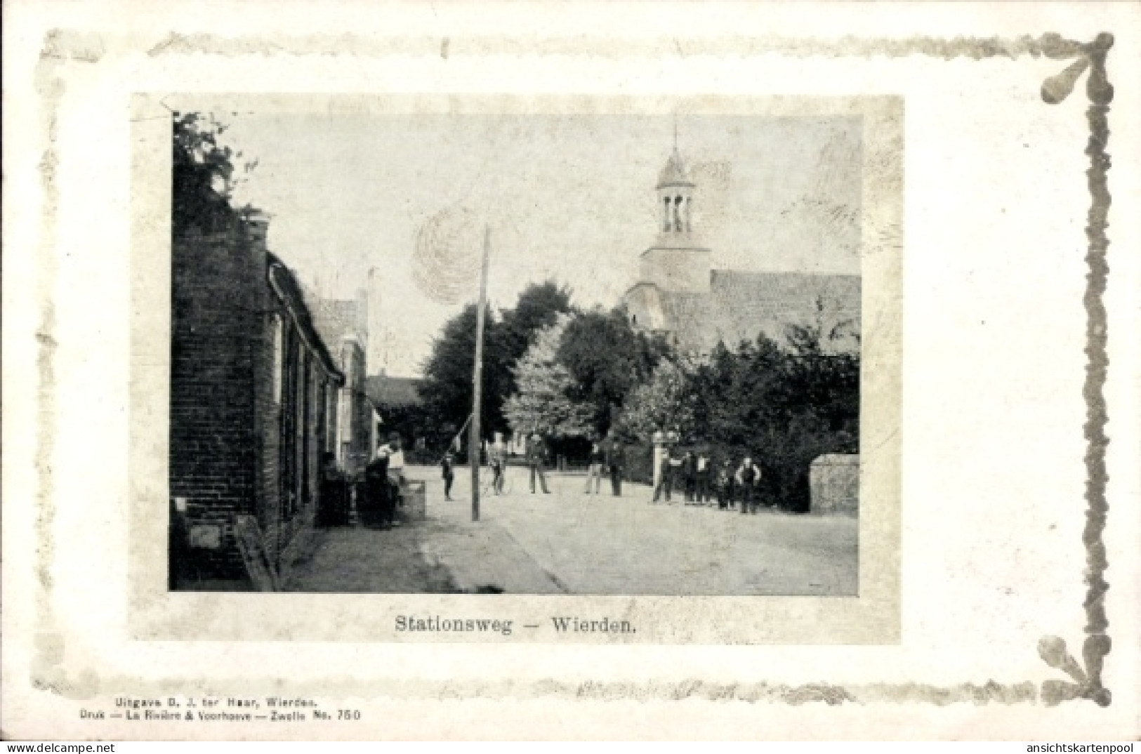 Passepartout CPA Wierden Overijssel, Stationsweg