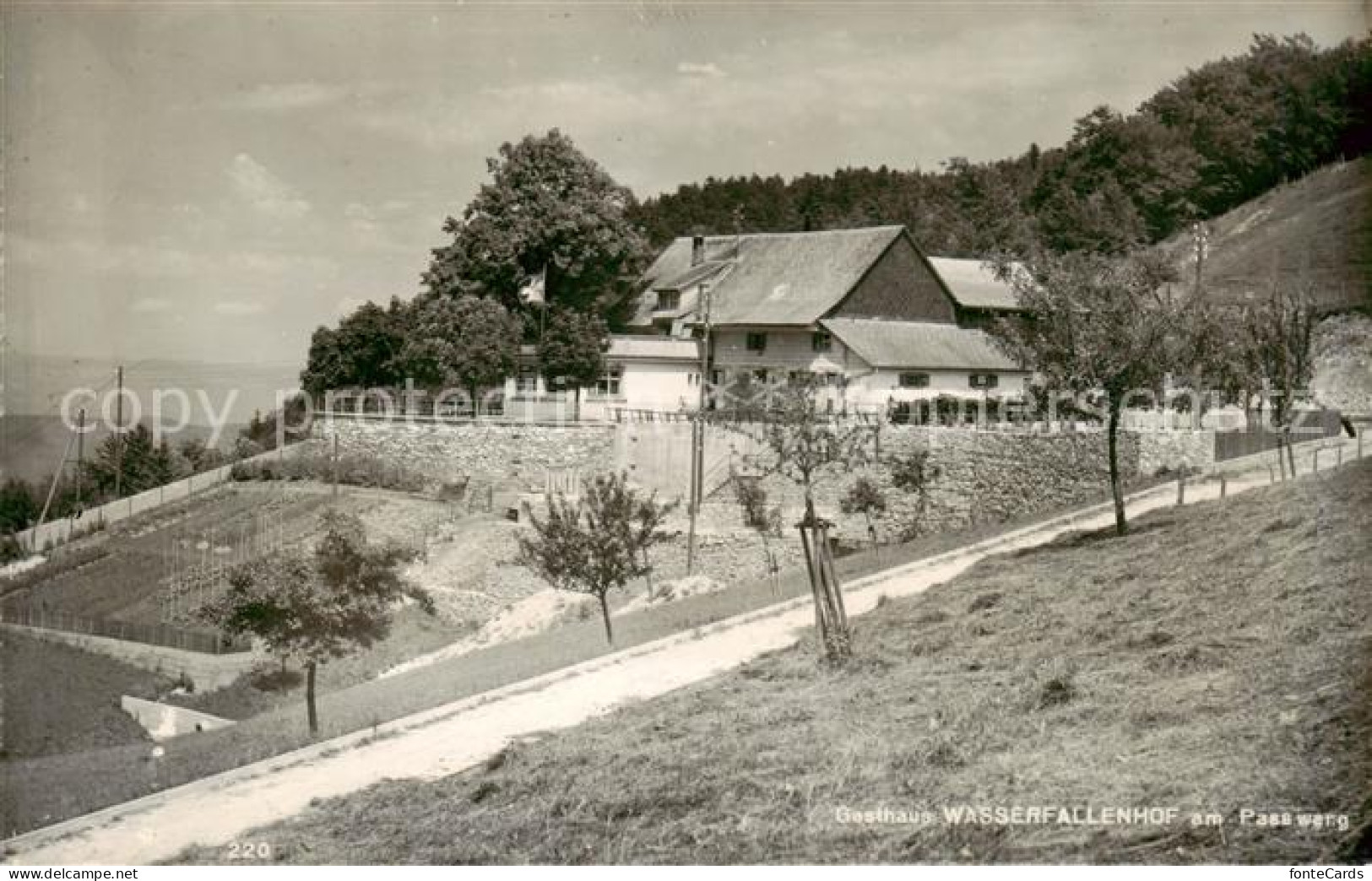 Passwang Balsthal SO Gasthaus Wasserfallenhof