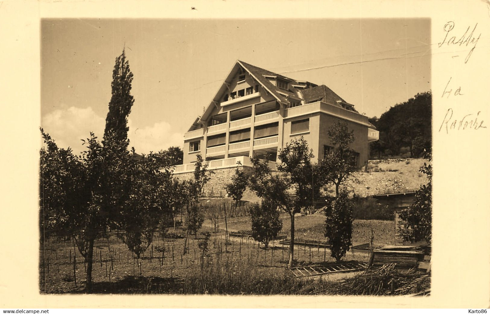passy * carte photo * Hôtel LA RAVOIRE * la ravoire bâtiment