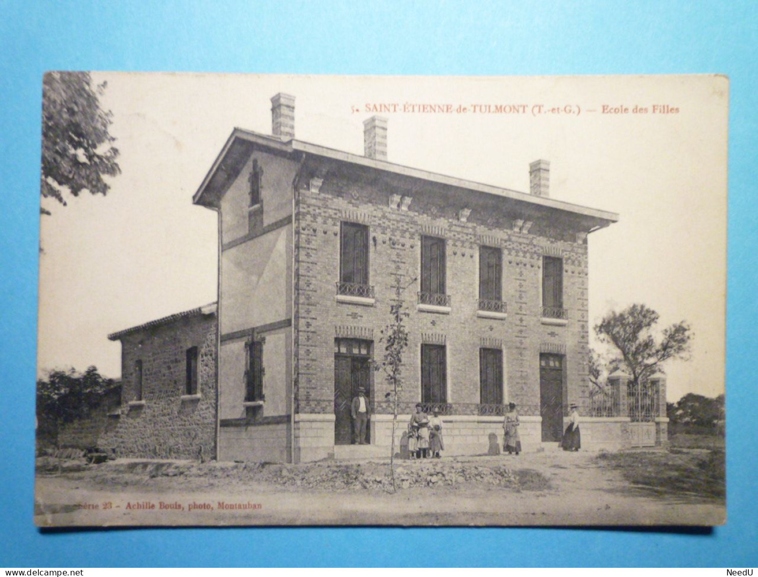 PAT - 2321  SAINT-ETIENNE-DE-TULMONT   (82)  :  ECOLE des FILLES   1919   XXX