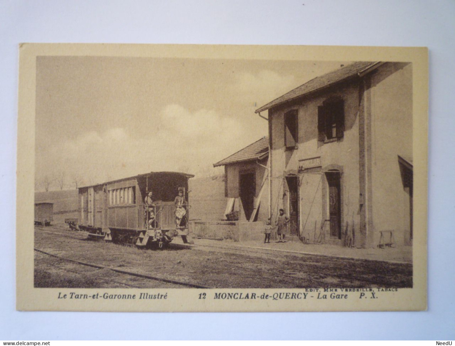 PAT - 416  MONTCLAR -DE-QUERCY  :  La GARE    XXX