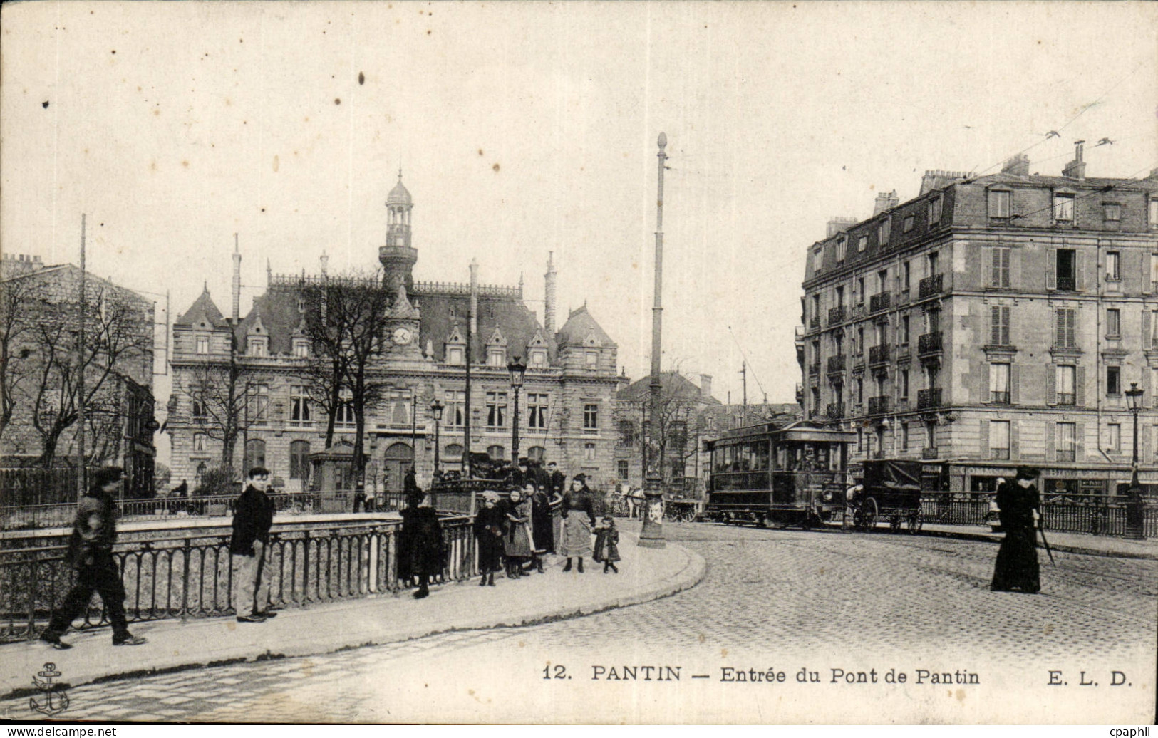 Patin - Entree du Pont de Pantin - CPA
