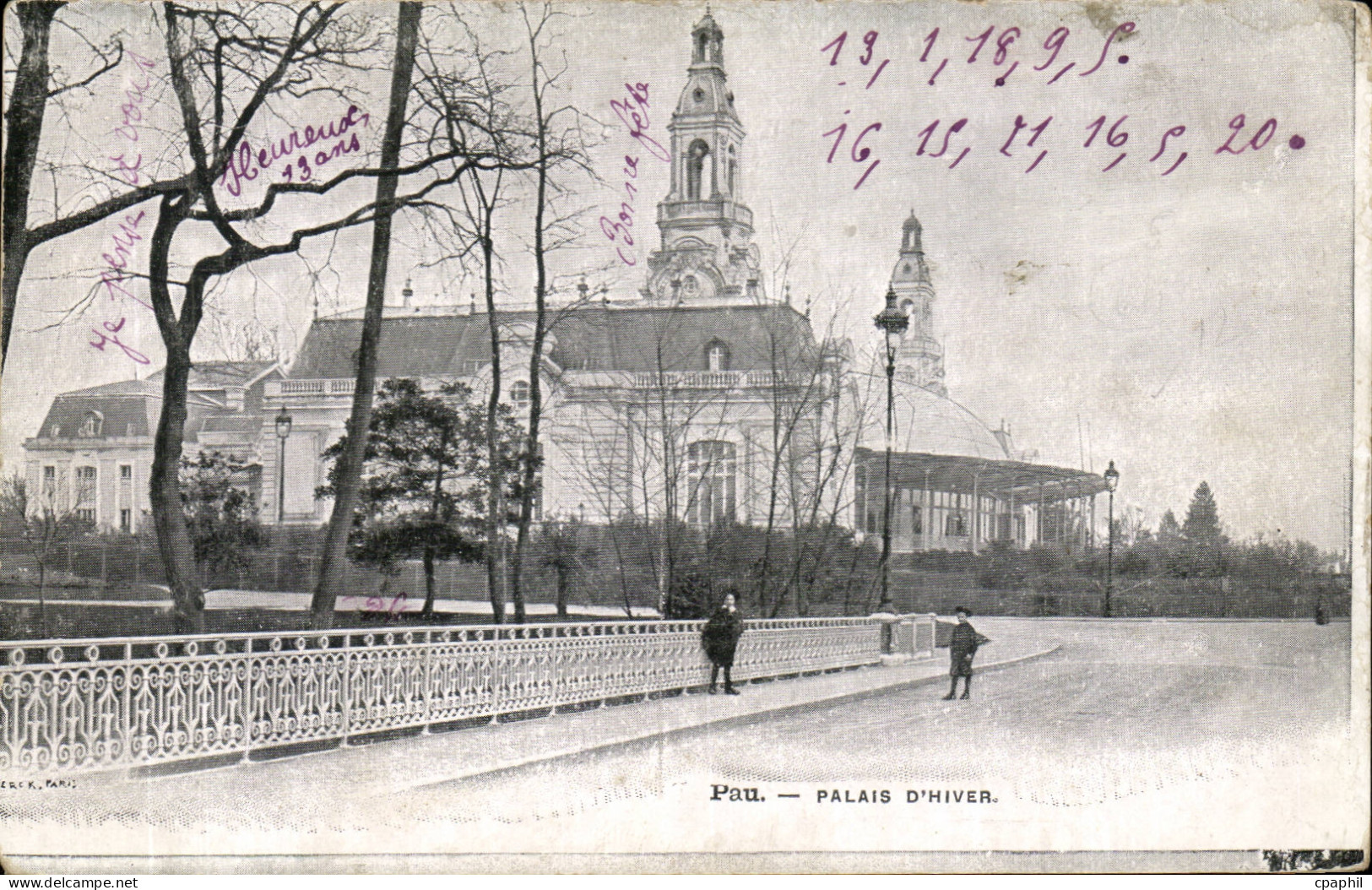 Pau CPA Palais d'hivier