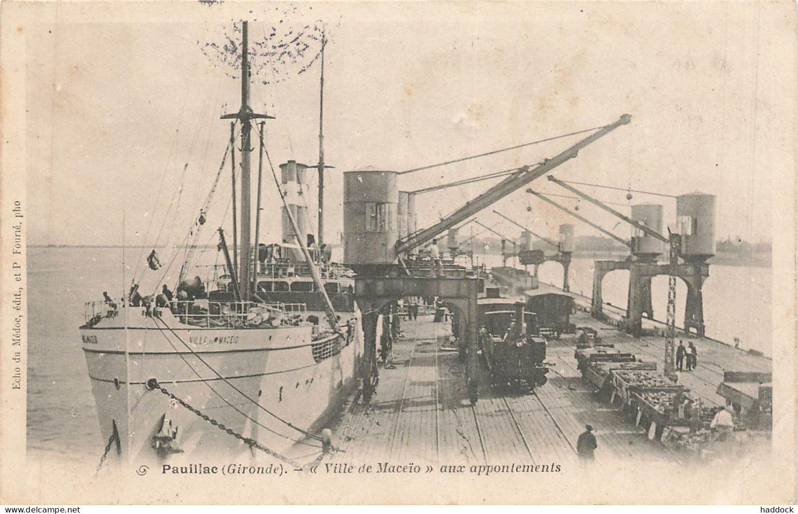 PAUILLAC - VILLE DE MACEIO AUX APPONTEMENTS