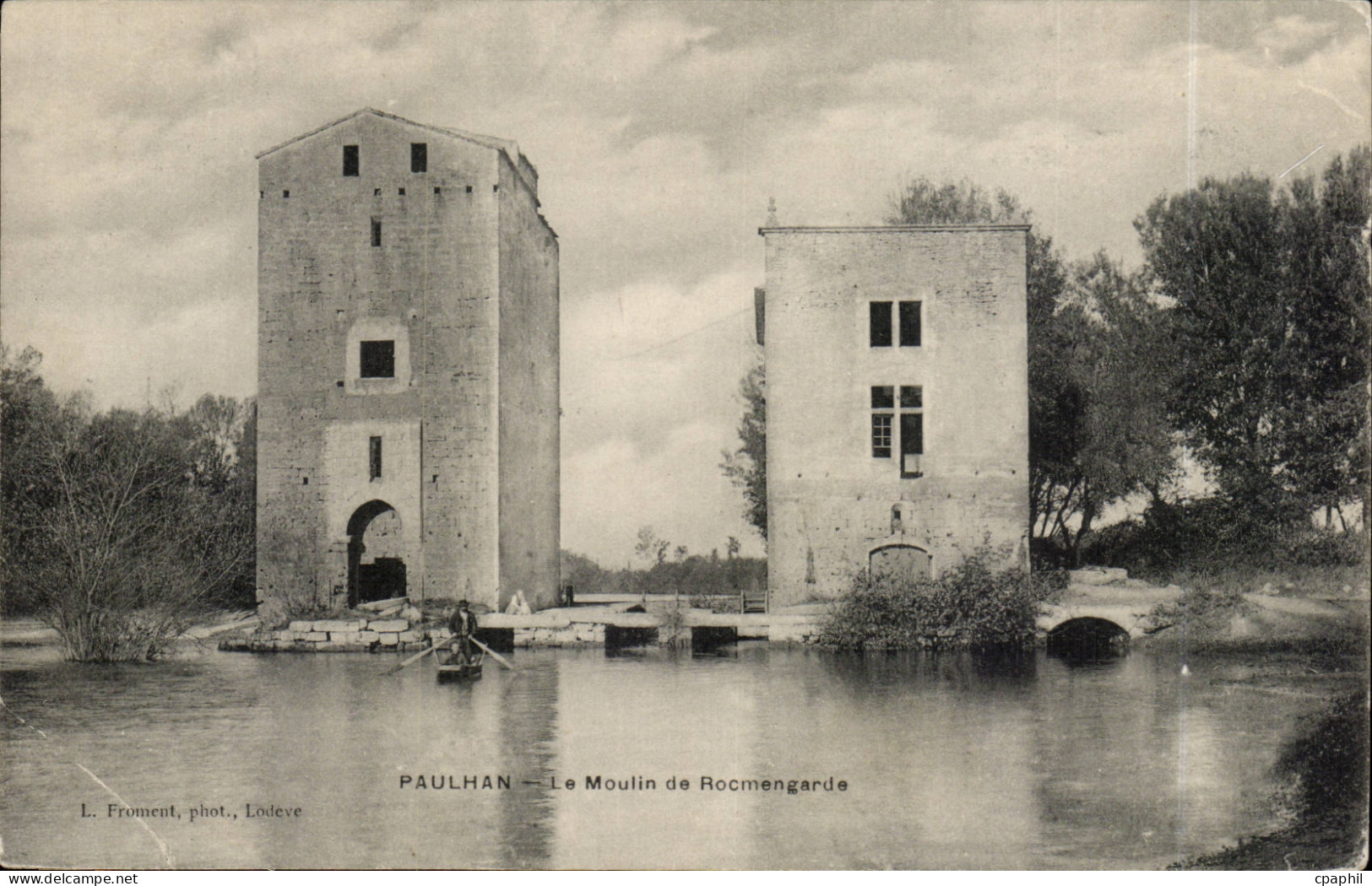 Paulhan CPA Le moulin de Rocmengarde (mill)
