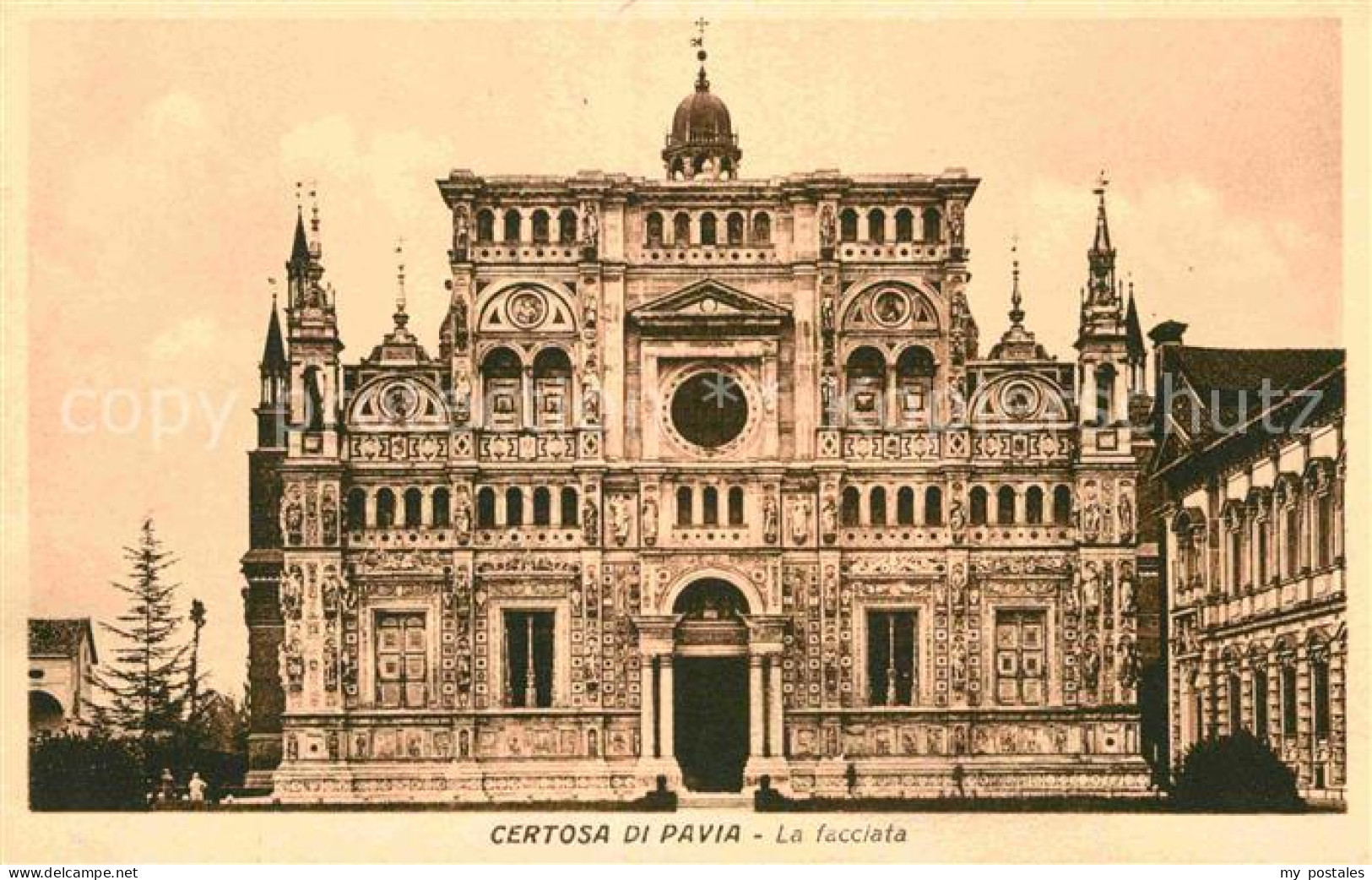 Pavia Certos di Pavia La facciata Kartaeuser Kirche Kloster