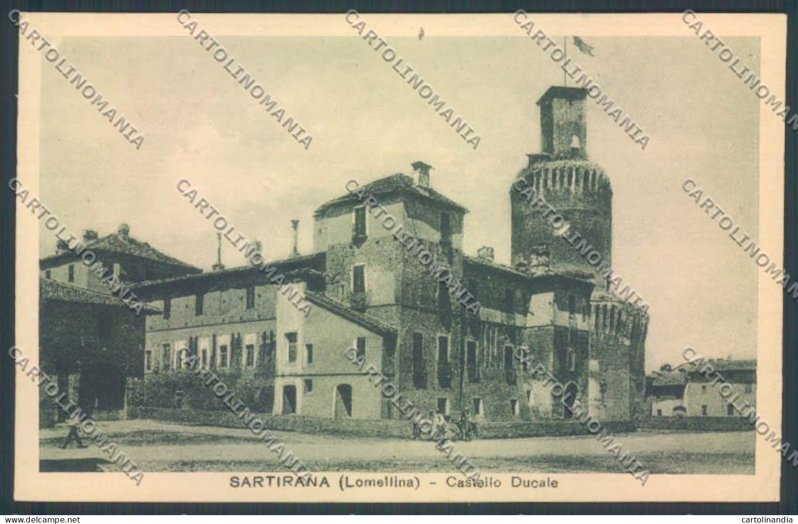 Pavia Sartirana cartolina LQ5271