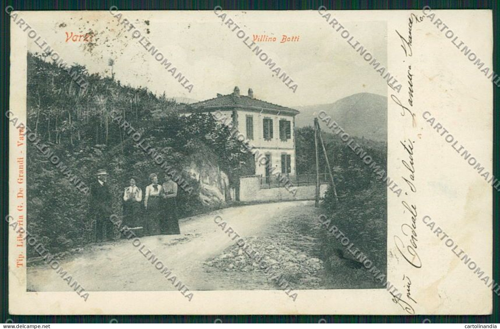 Pavia Varzi cartolina EE5681