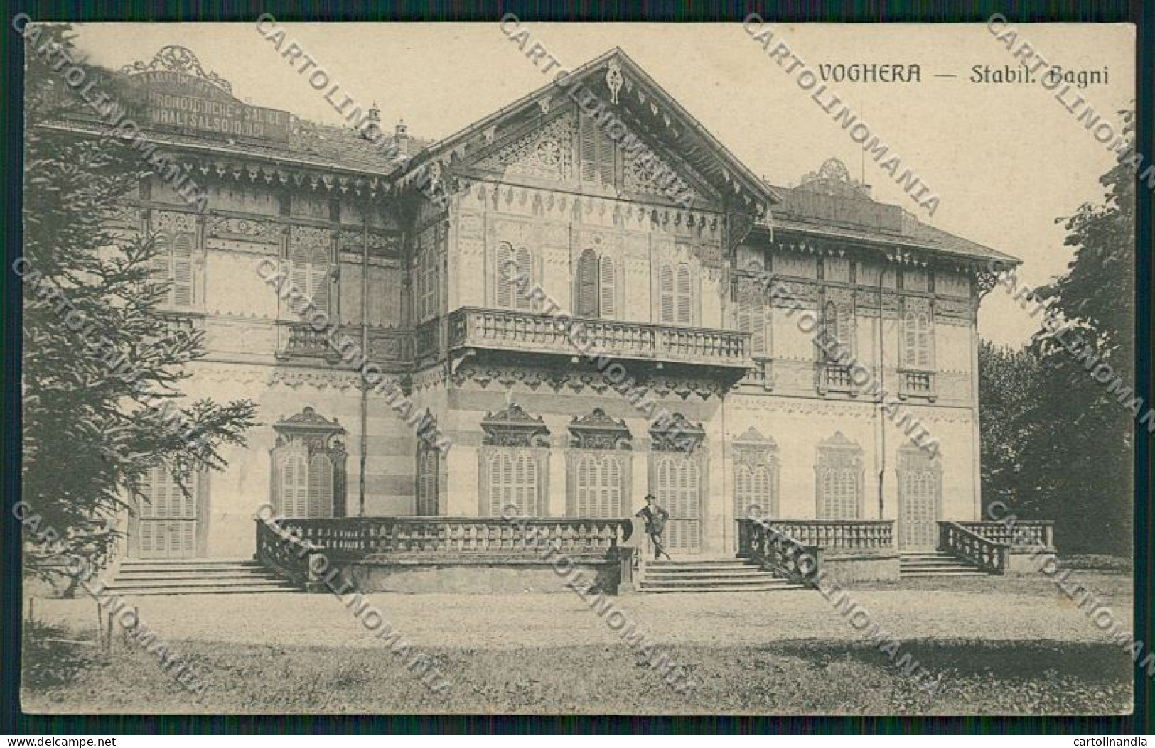 Pavia Voghera cartolina QK4893