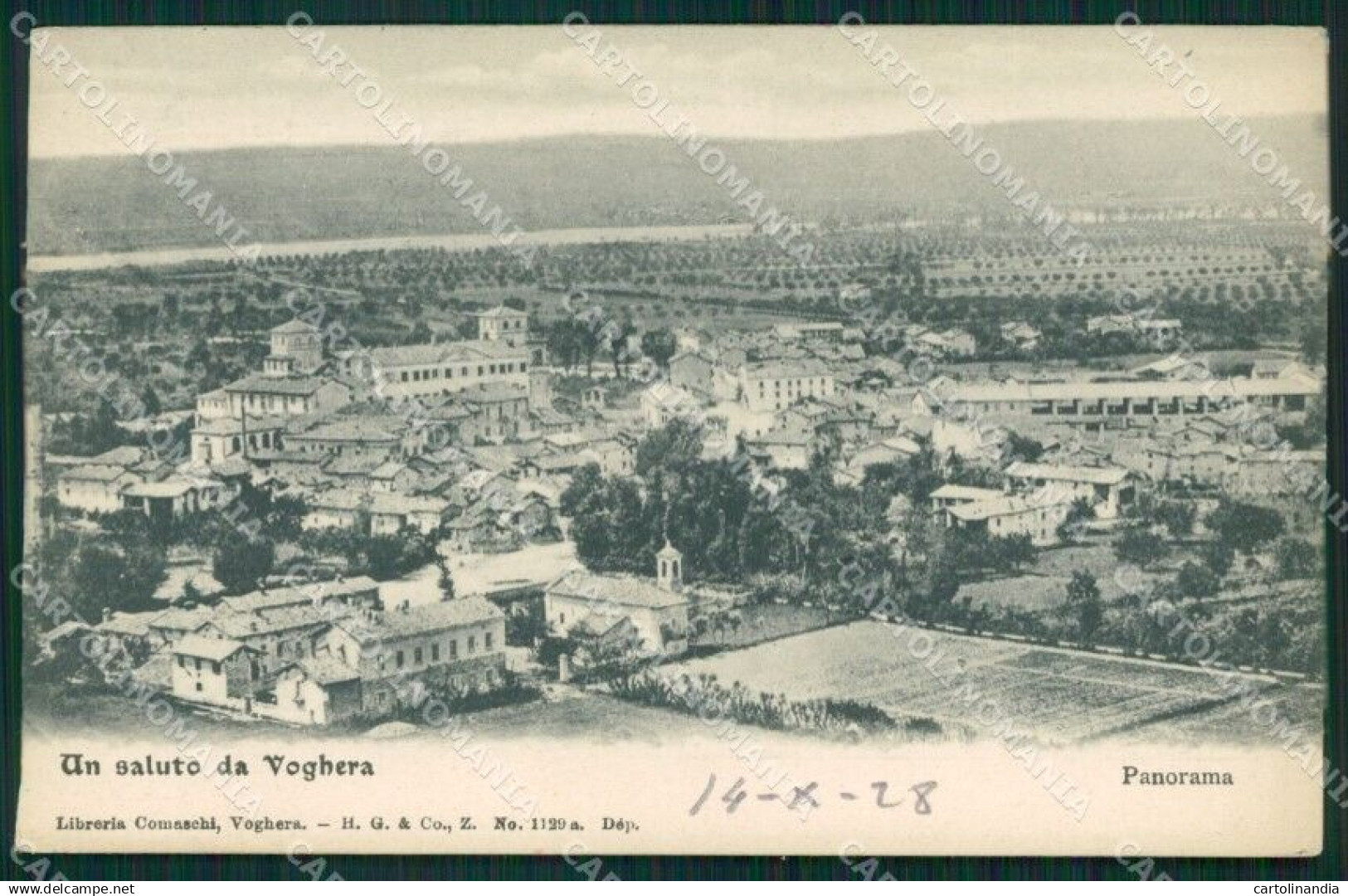 Pavia Voghera cartolina QT0276