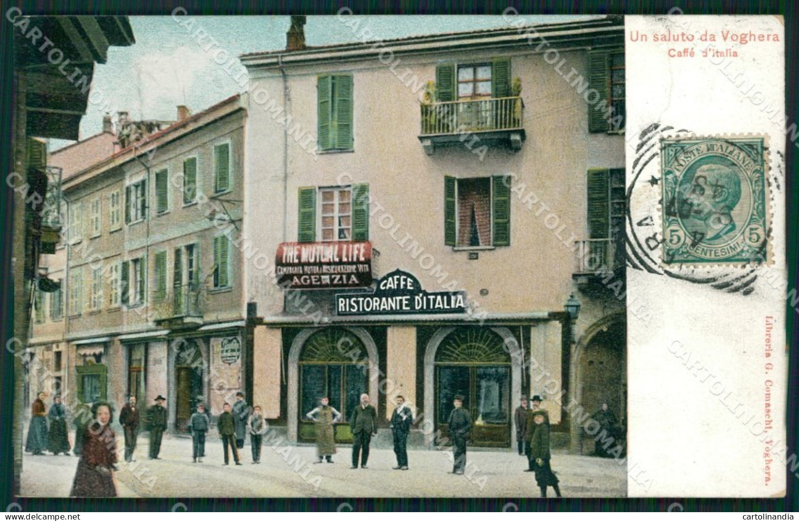 Pavia Voghera cartolina QT0343