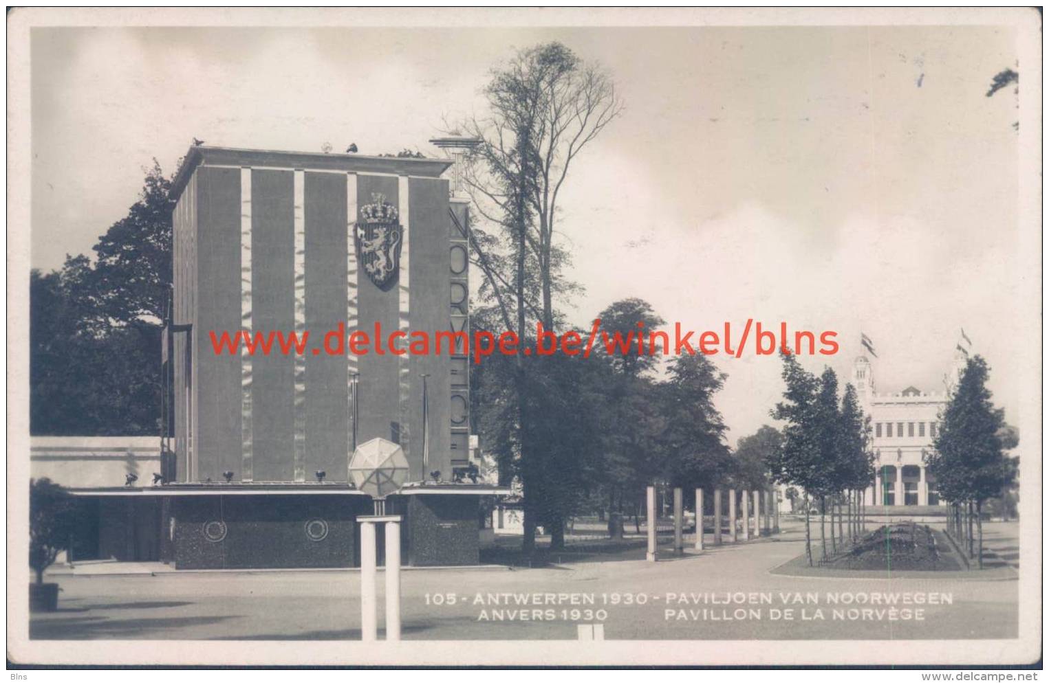 Paviljoen van Noorwegen. Expo 1930