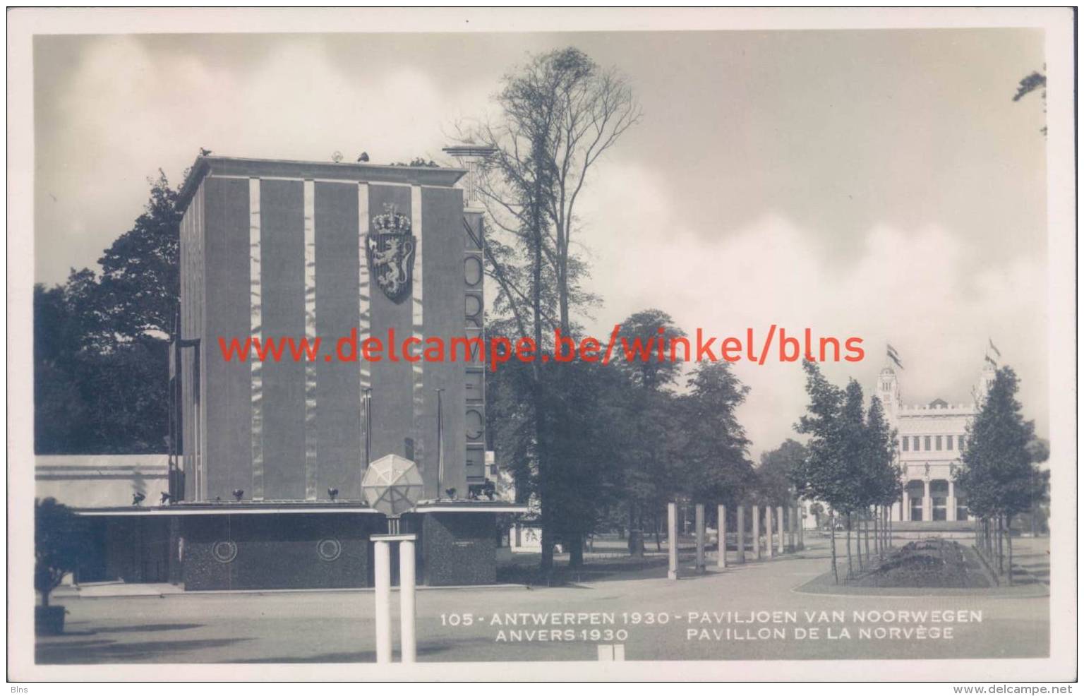 Paviljoen van Noorwegen. Expo 1930