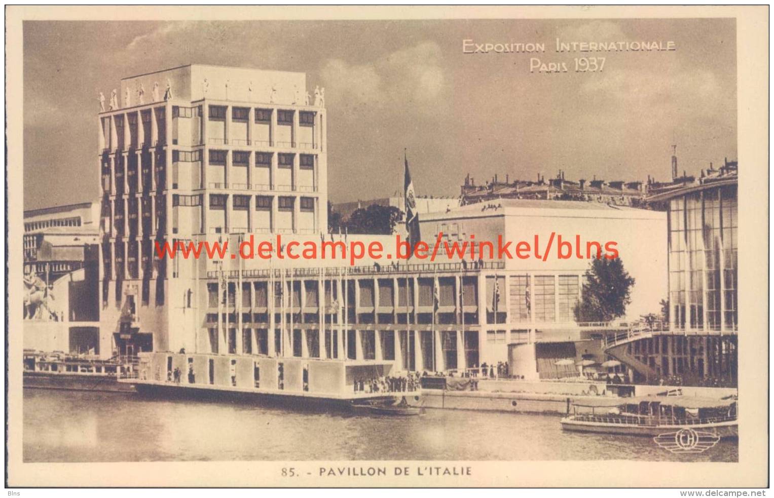 Pavillon de l'Italie. Expo Paris 1937.