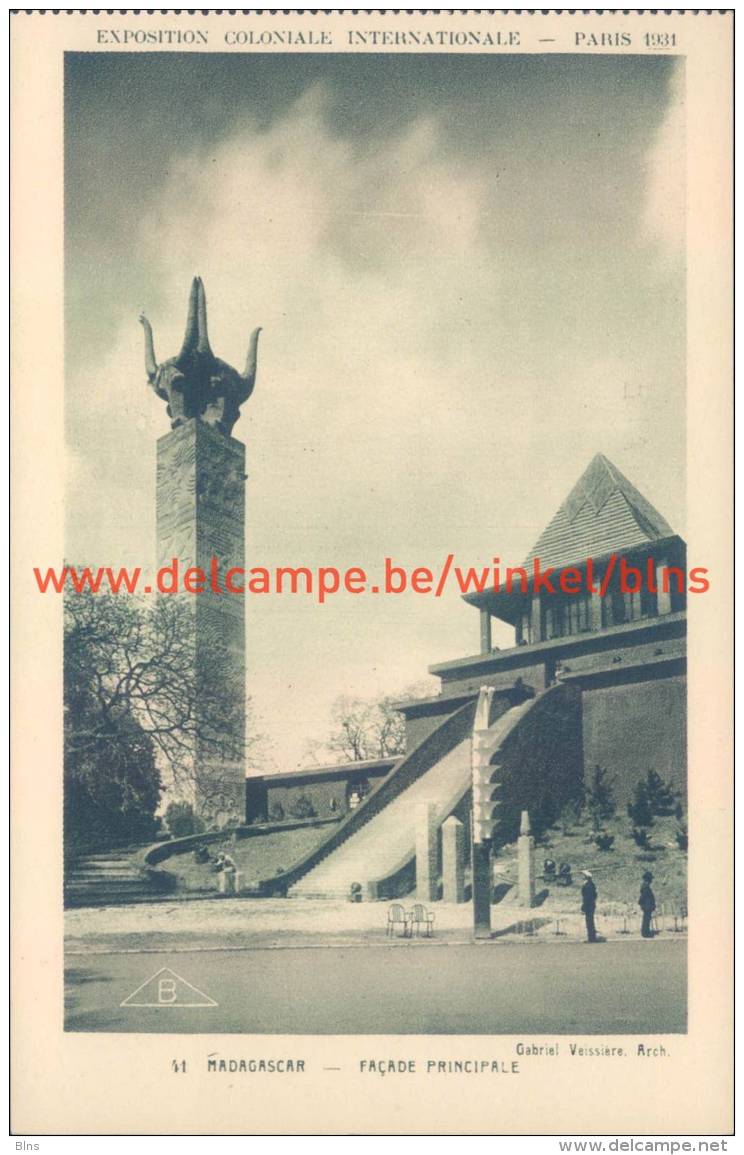 Pavillon Madagascar. Expo Paris 1931.